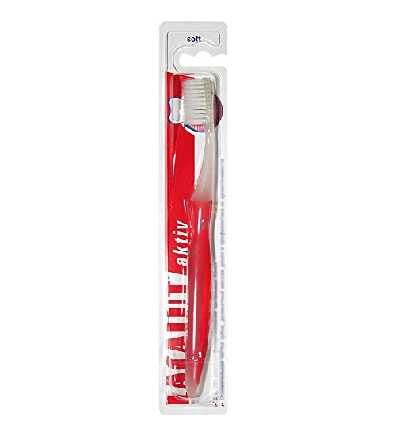Lacalut active toothbrush soft 6 Pack
