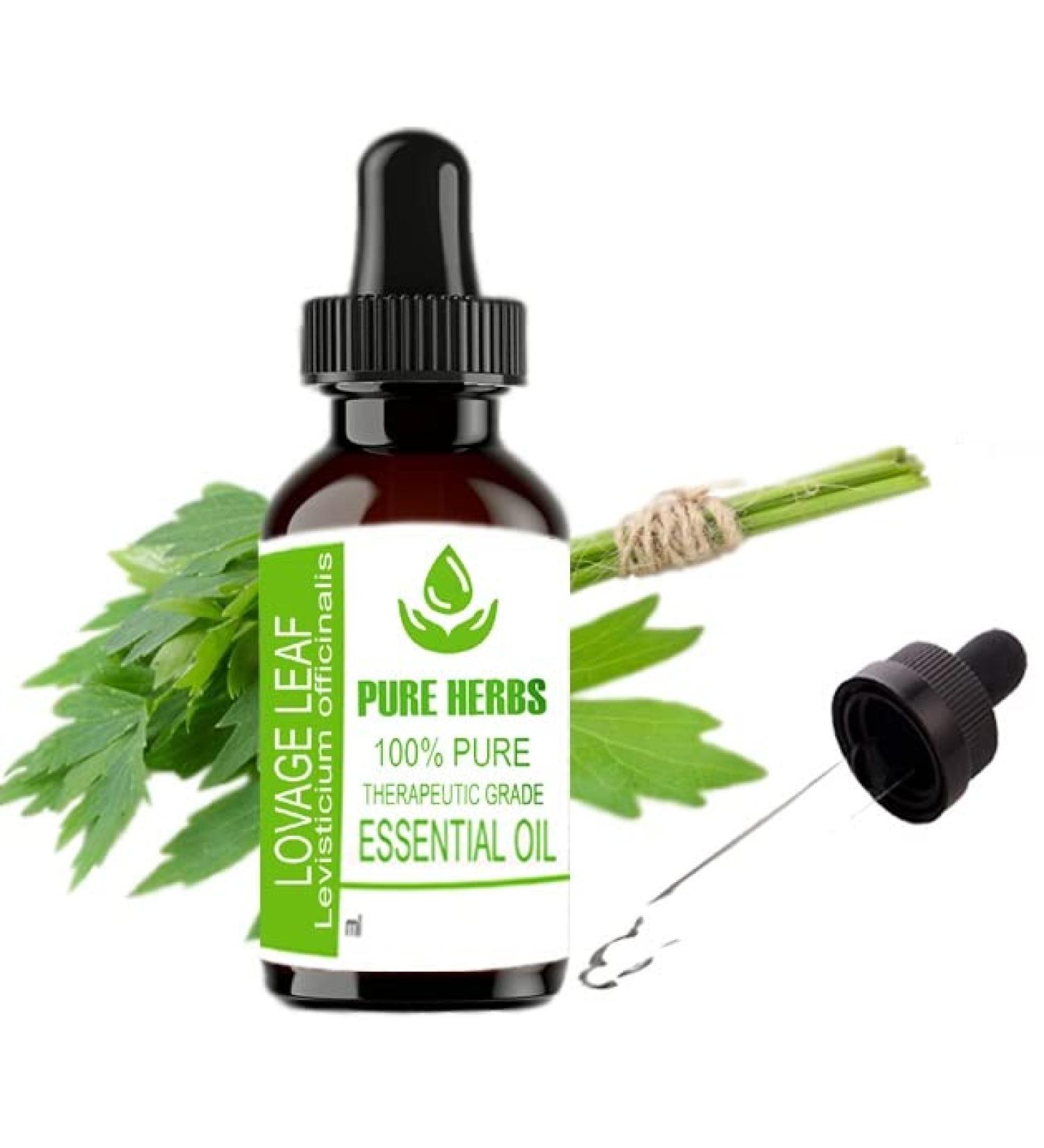 Buy Pure Herbs Lovage Leaf Essential Oil (Levisticum Officinalis) 30ml - Premium Quality International Shipping - Buy Online on GoSupps.com
