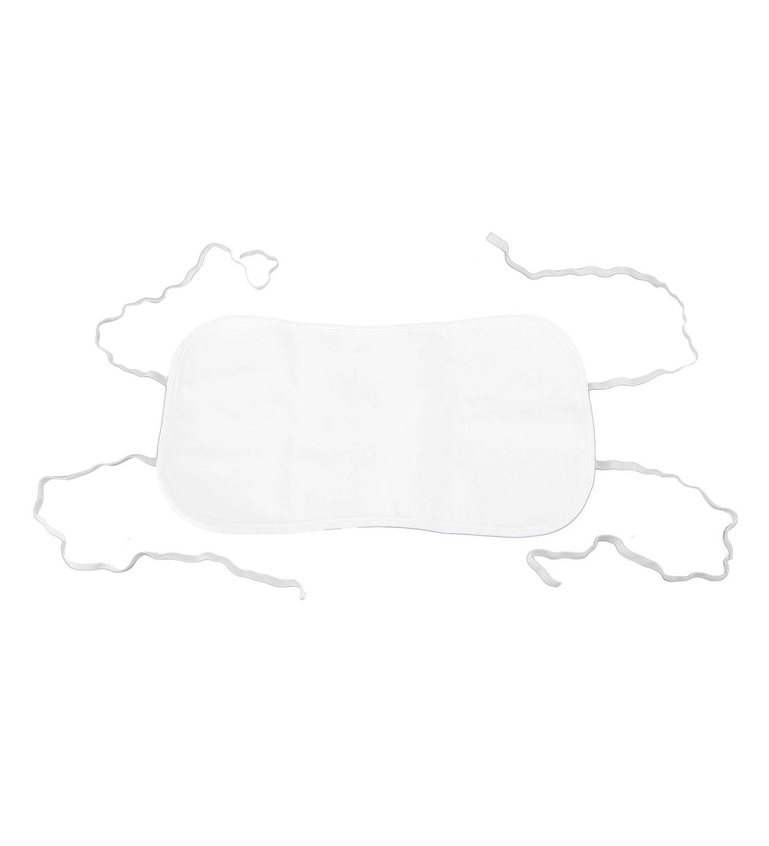 Organic Cotton Castor Oil Pack - Reusable & Washable with Adjustable Band for International Shipping - Buy Online on GoSupps.com