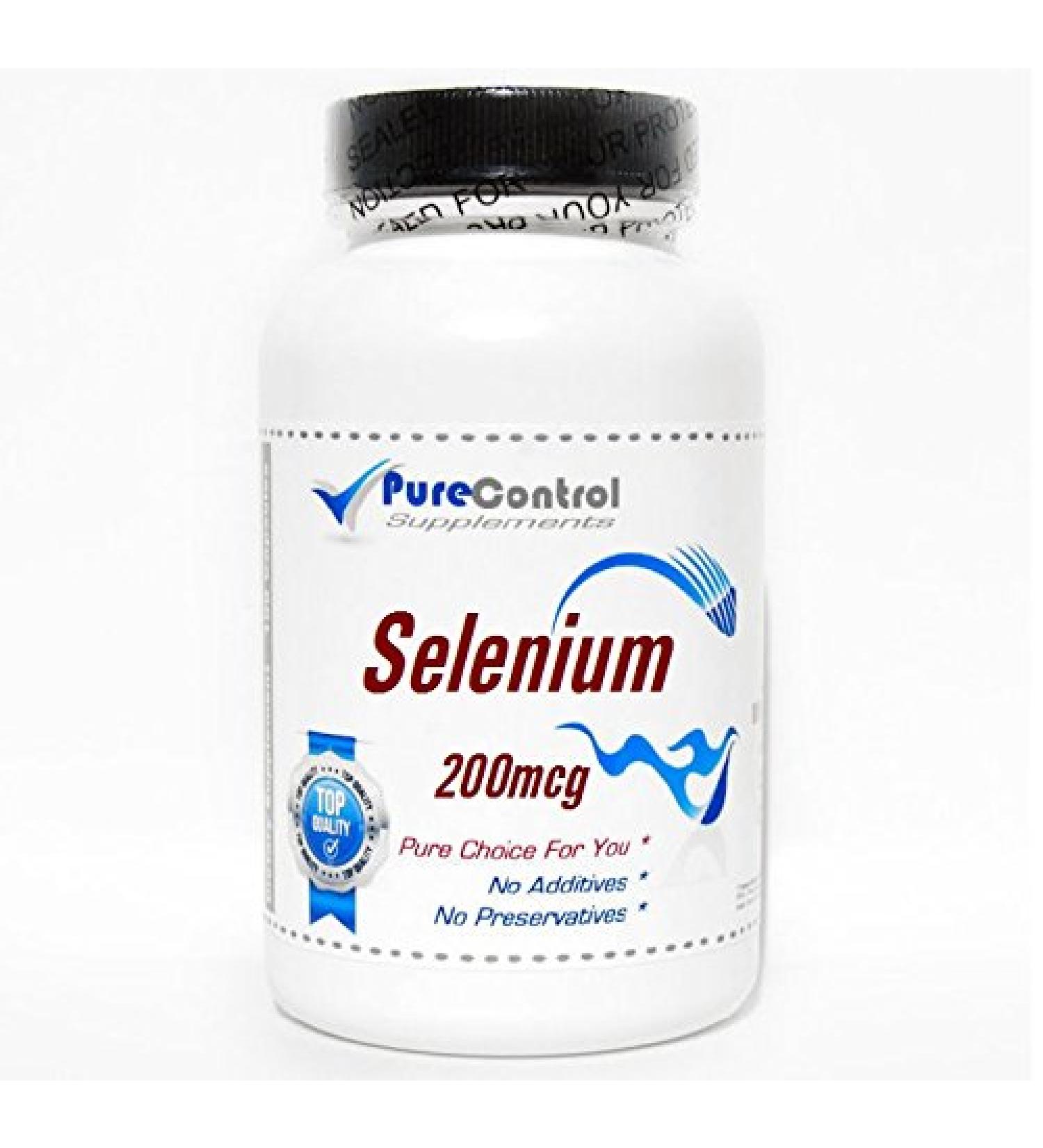 Selenium 200mcg // 100 Capsules // Pure // by PureControl Supplements