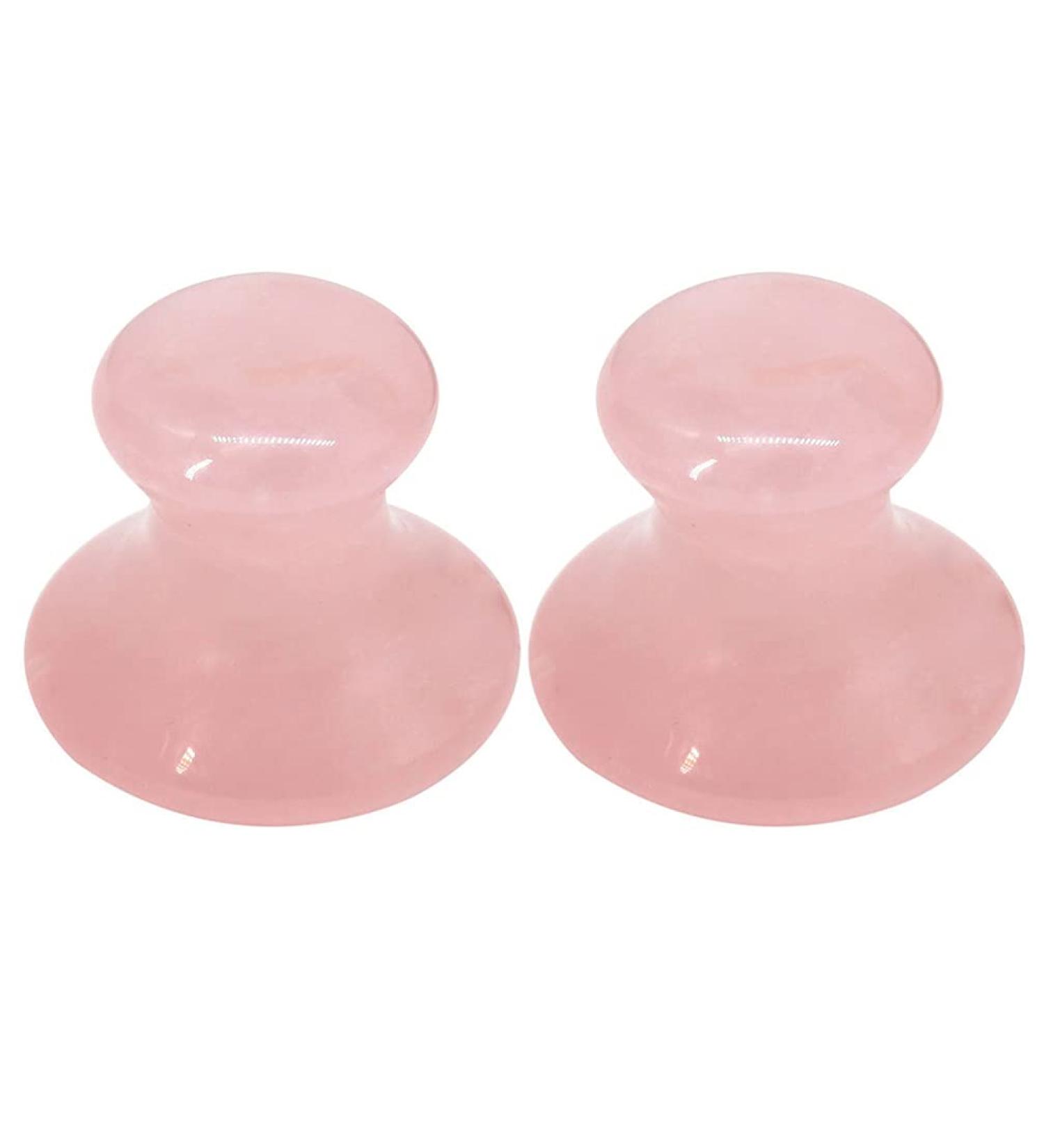 Beaupretty Face Roller & Jade Gua Sha Set - 2Pcs Natural Rose Facial Massage Tools for Skin Care SPA & Relaxation - Buy Online on GoSupps.com