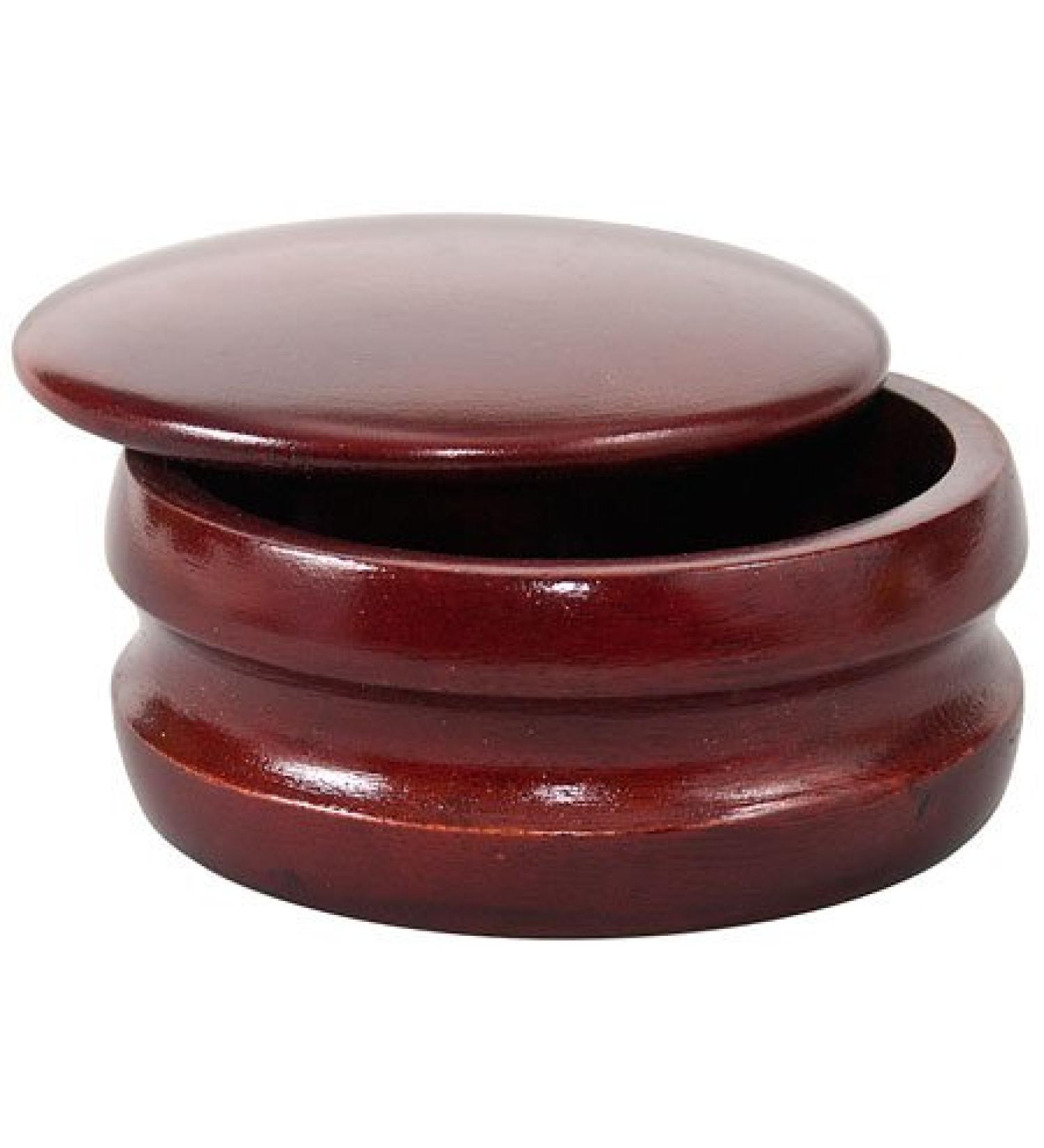 Parker Safety Razor Dark Mango Wood Shaving Soap Bowl - High Lustre Finish - Buy Online on GoSupps.com