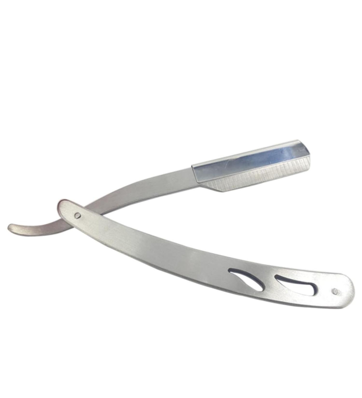 Minkissy Manual Stainless Steel Razor for Men - Classic Old-Fashioned Shaving Blade - Buy Online on GoSupps.com