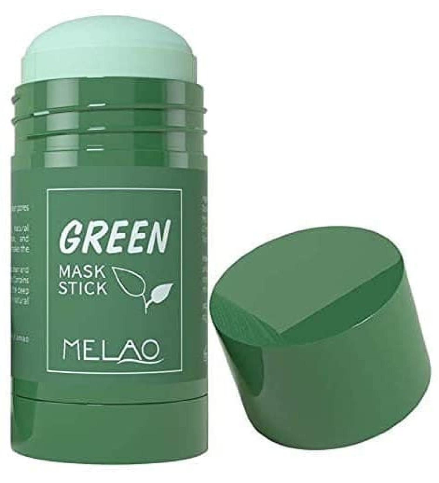 Green Tea Mask Stick for Face - Blackhead Remover with Green Tea Extract | Deep Pore Cleansing, Moisturizing, Skin Brightening | Removes Blackheads for All Skin Types of Men and Women - Buy Online on GoSupps.com