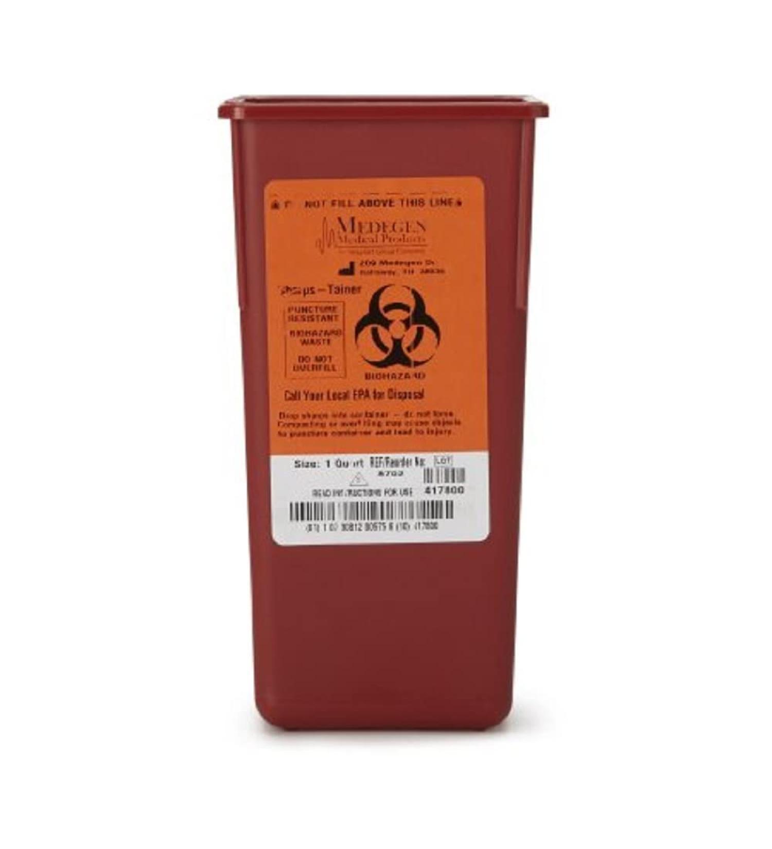 Sharps Containers - 1 Quart  Stackable