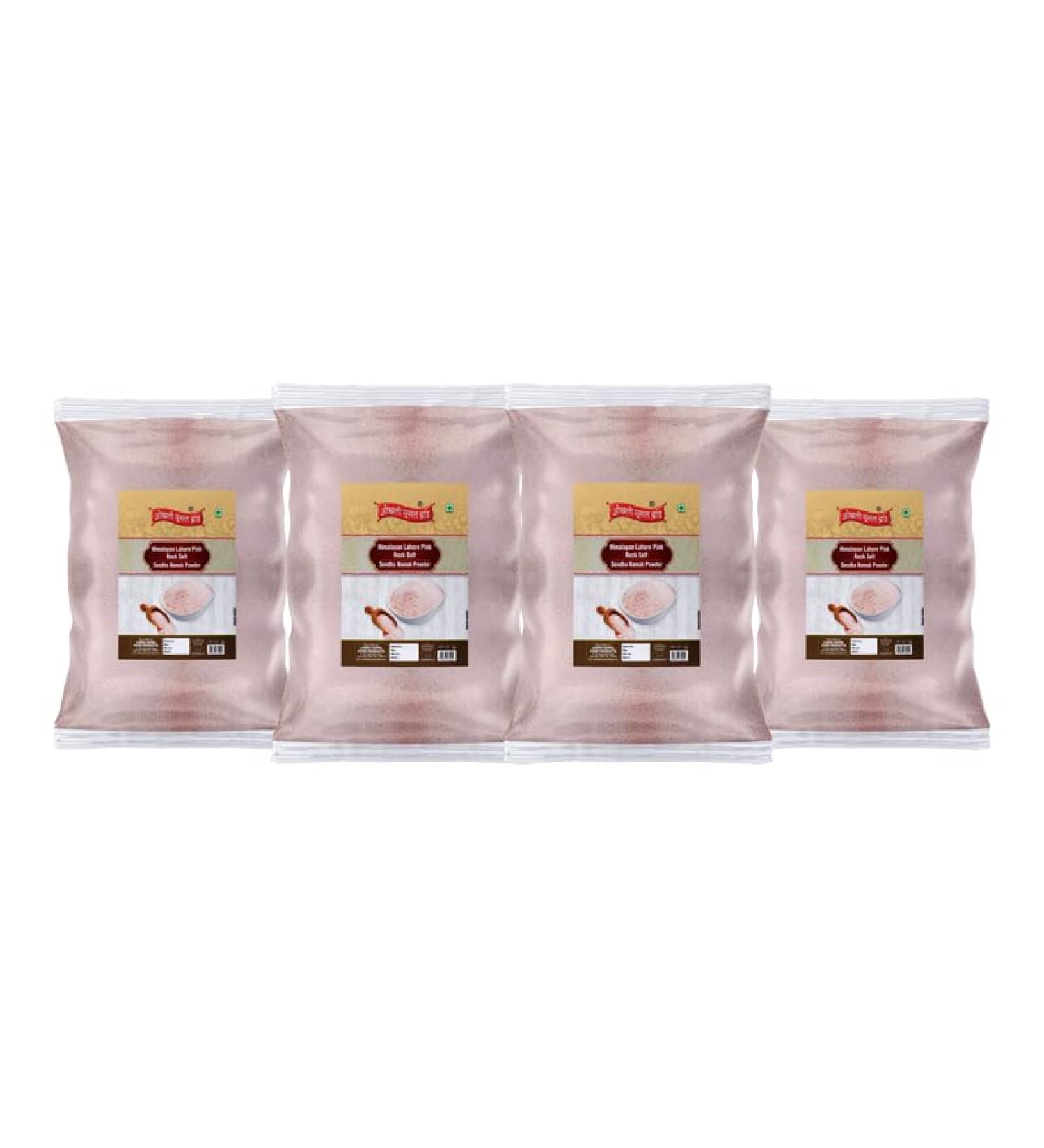 Okhli Musal Brand Salt Natural Saindhava Lavana Crystal Rock Salt Powder | Rock Salt | Premium Sendha Namak | with Natural Trace Minerals | Fast Navratri Upwaas Vrat Ekadashi Salt-100GM*4Pack - Buy Online on GoSupps.com