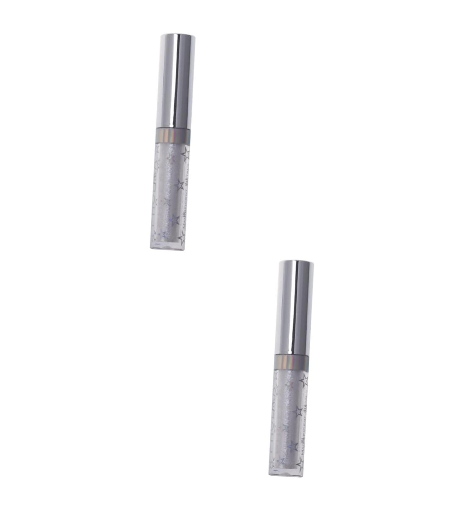 Angoily 2pcs Eyeshadow Sparkling Eyeliner Eye Topping Glitter Shiny Women Makeup Eye Shadow Water-based - Buy Online on GoSupps.com
