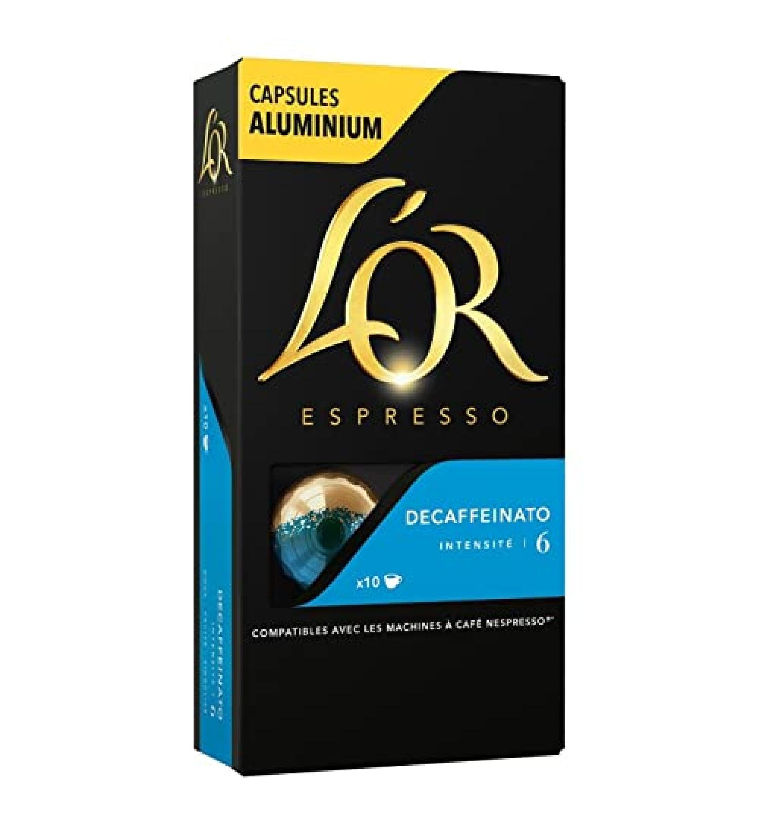 L'OR - Espresso Decaffeinato Capsules 52G - Pack of 4 - Buy Online on GoSupps.com