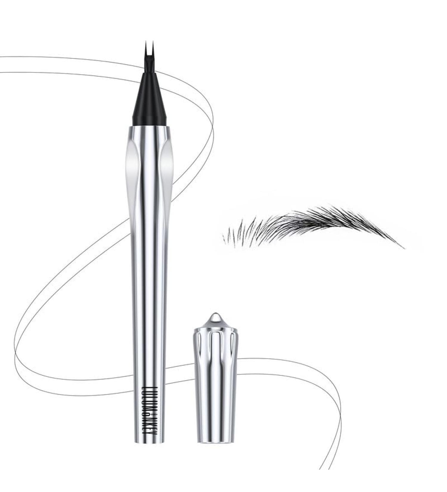 Waterproof Eyebrow Pencil for Women | Natural Full Brows | Sweat-Proof & Easy Application (Black - Buy Online on GoSupps.com