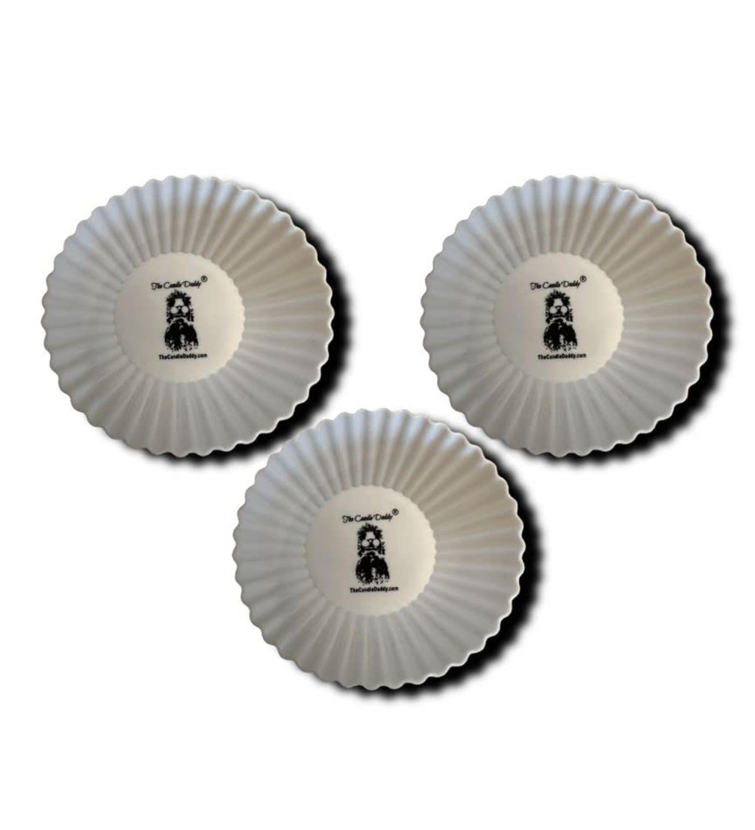 The Candle Daddy 3 White Silicone Wax Warmer Liners - Essential for Wax Melt Users - Fits All Wax Warmers - Buy Online on GoSupps.com