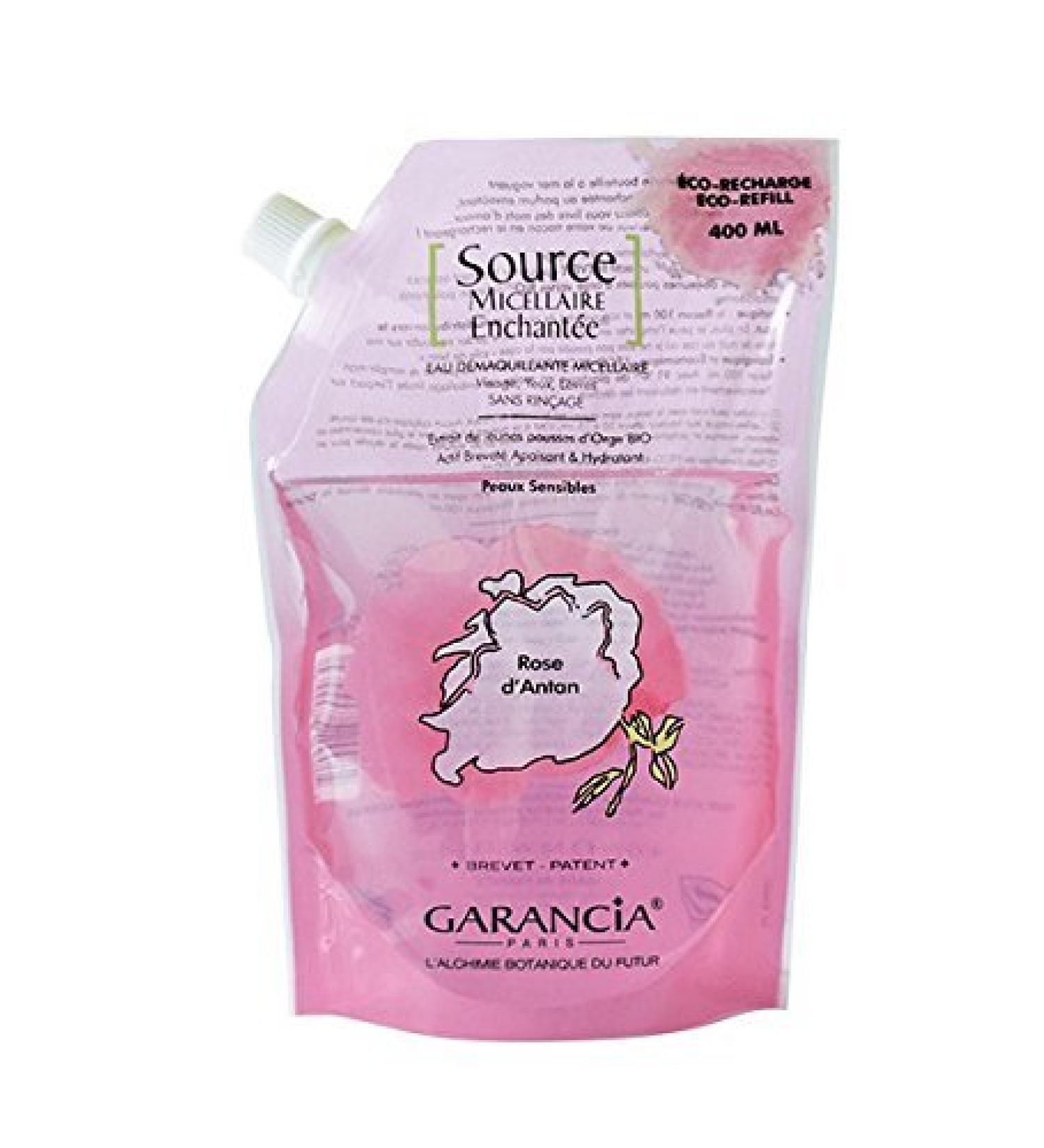 Garancia Source Micellaire Enchant?e Micellar Cleansing Water Old Rose Eco-Refill 400ml by Garancia