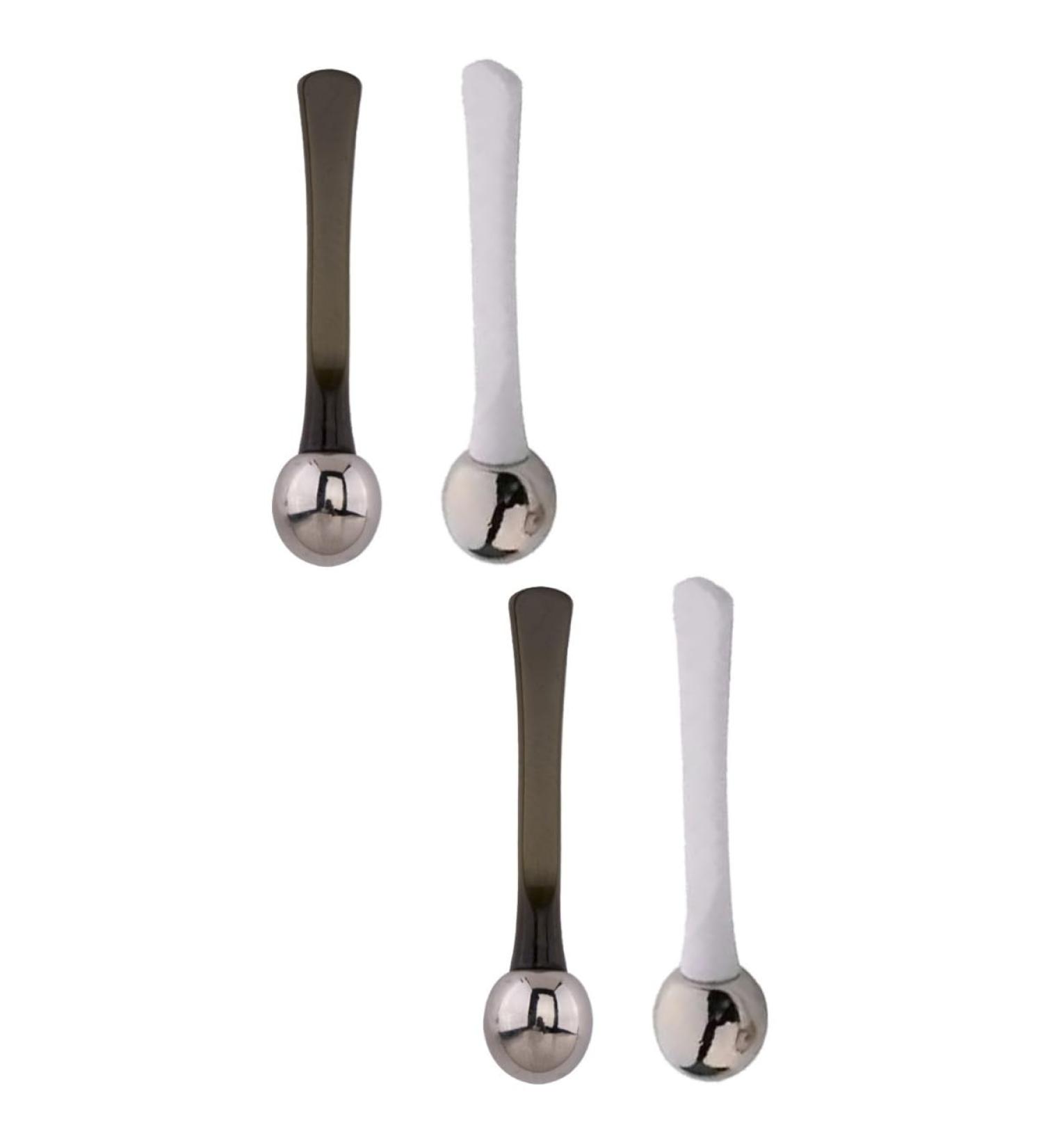Mobestech Eye Massage Device - 4 Piece Metal & Plastic Eye Cream Roller Set | Skincare Tools for Women | Eye Massager & Spatula - 5.7x1.2cm | Available in Multiple Colors - Buy Online on GoSupps.com