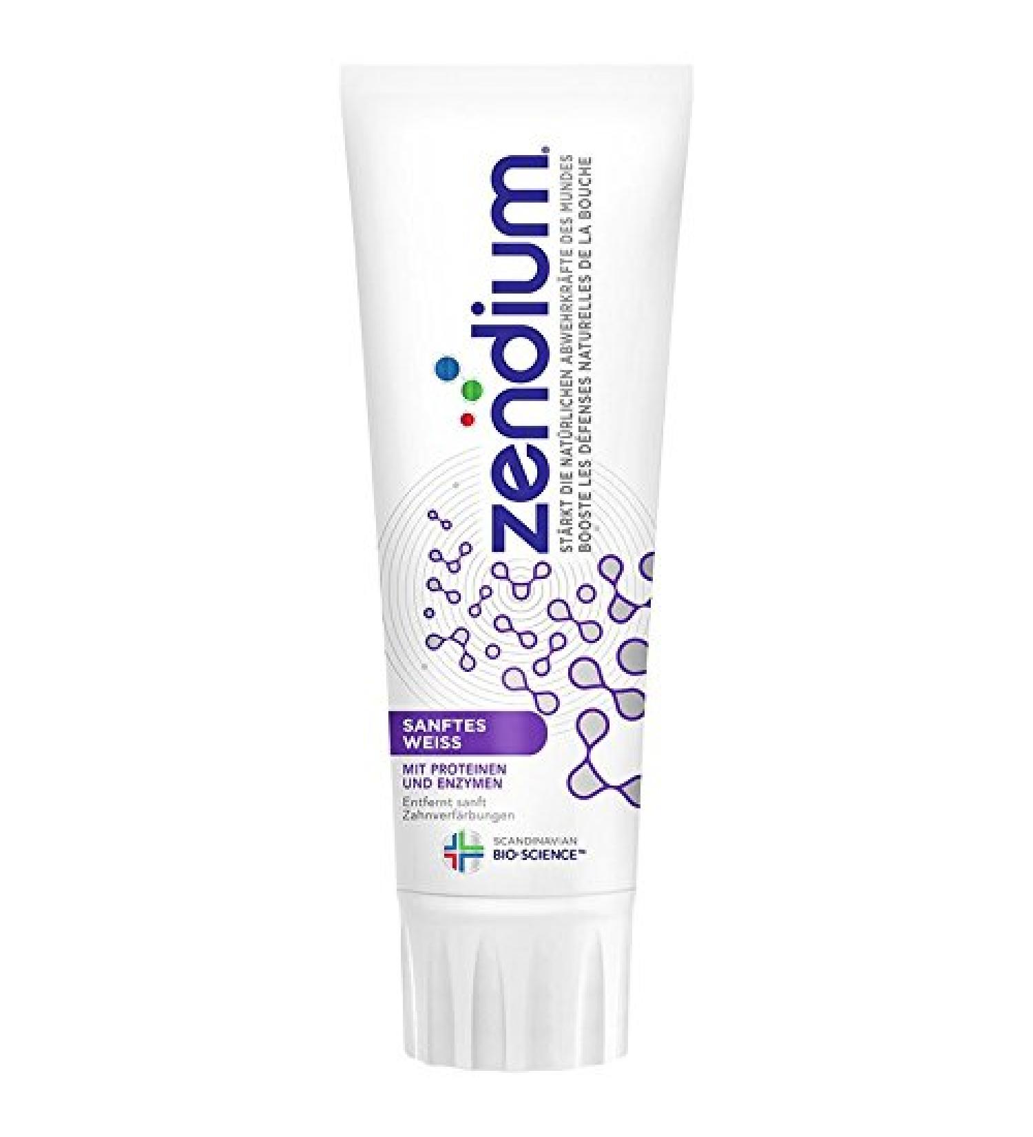 Zendium Gentle White Toothpaste 75ml Pack of 6 (6x 75ml)