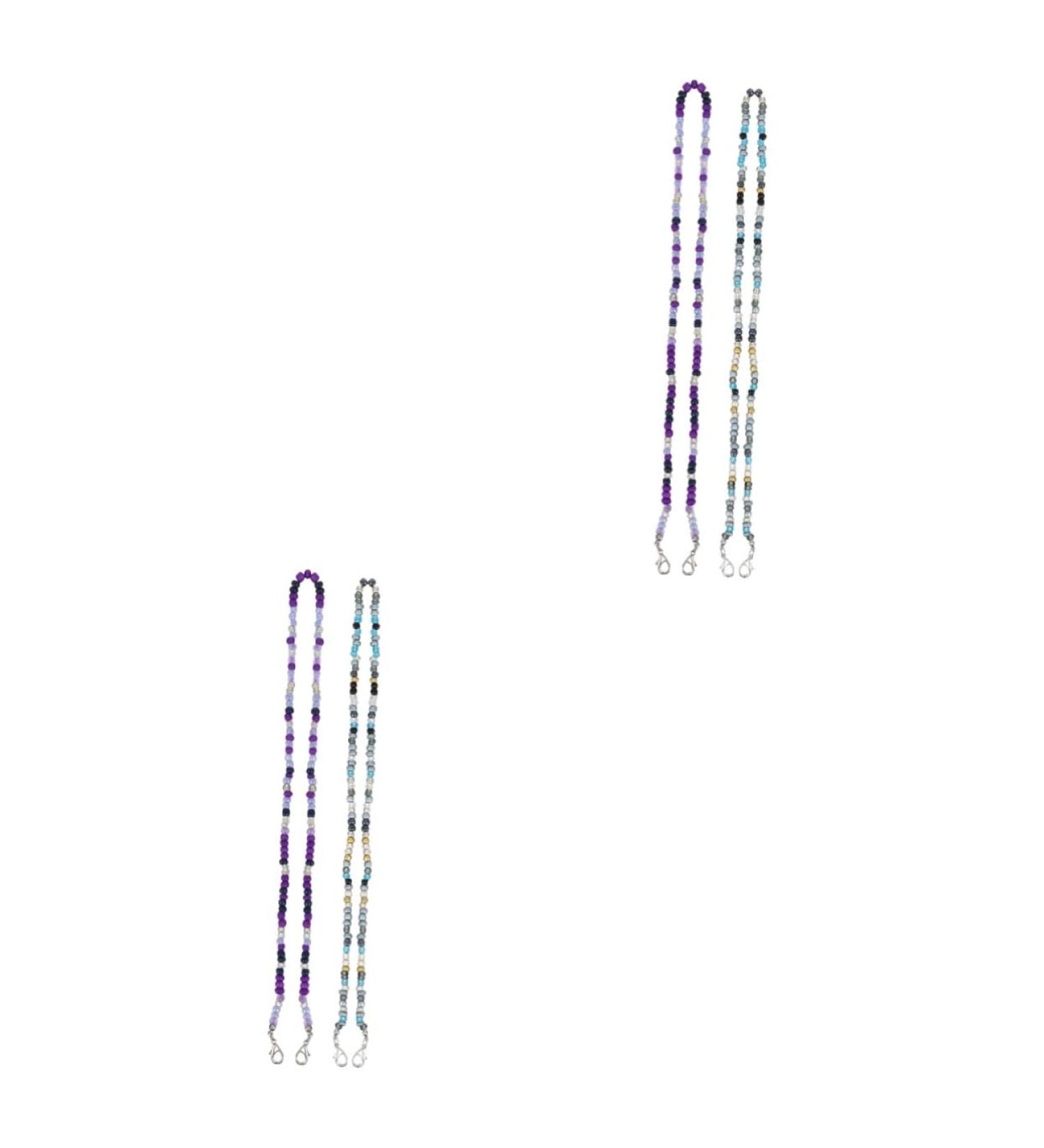 Magiclulu 6-Pack Glasses Mask Chain Holders | Stylish Face Mask & Glasses Accessory | Perfect for International Shipping - Buy Online on GoSupps.com