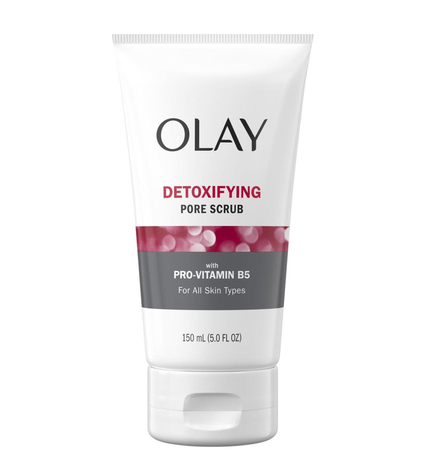 Olay Regenerist Detoxifying Pore Scrub Facial Cleanser 5.0 fl oz - Deep Cleanse and Exfoliate for Radiant Skin - Buy Online on GoSupps.com