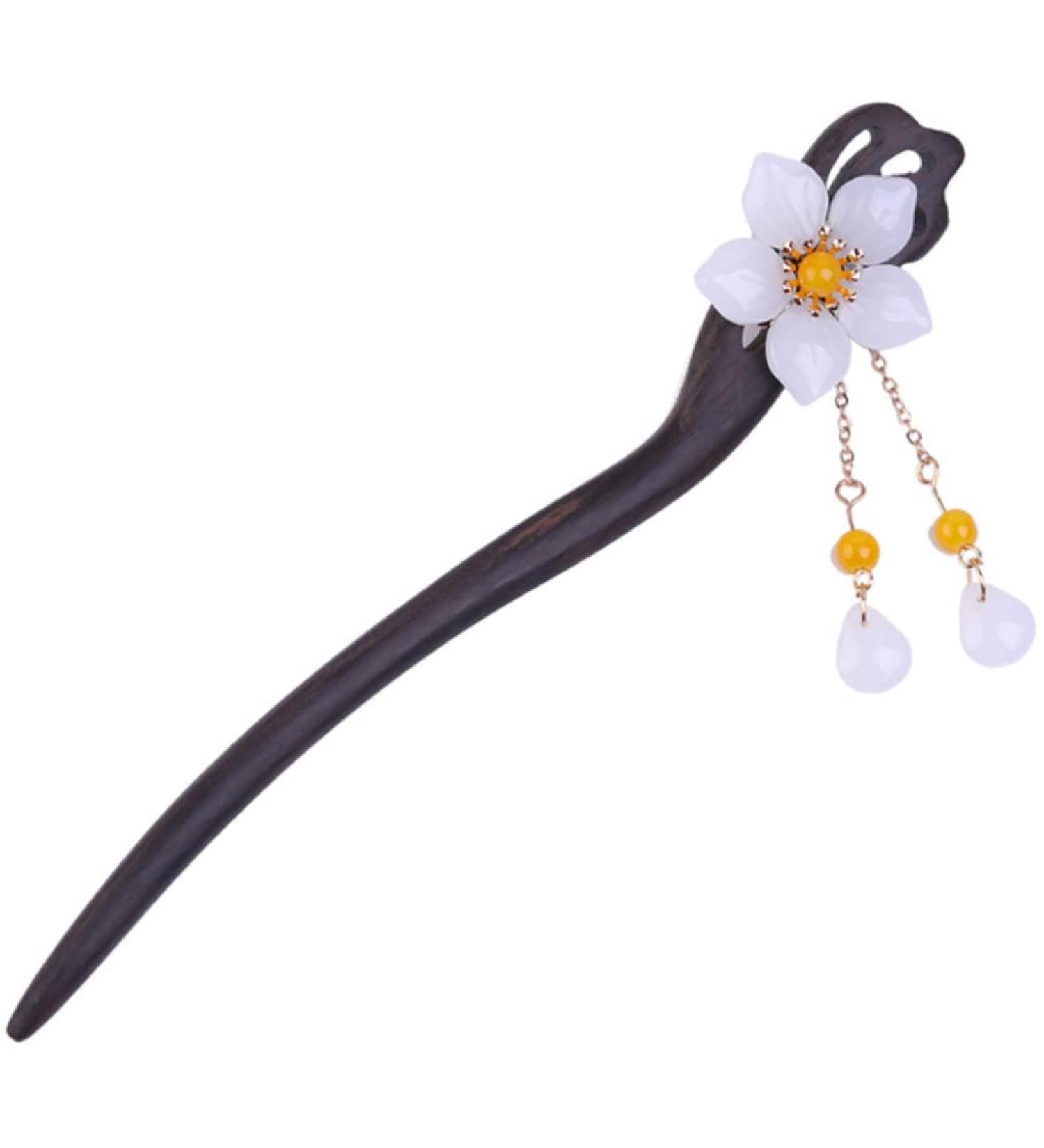 minkissy Antique Flower Hairpin Wedding Hair Clips for Brides Hair Sticks Decorative Hair Forks Barrettes for Hair Wedding Decoration Tiara Chopsticks The Flowers Women's Wooden - Buy Online on GoSupps.com