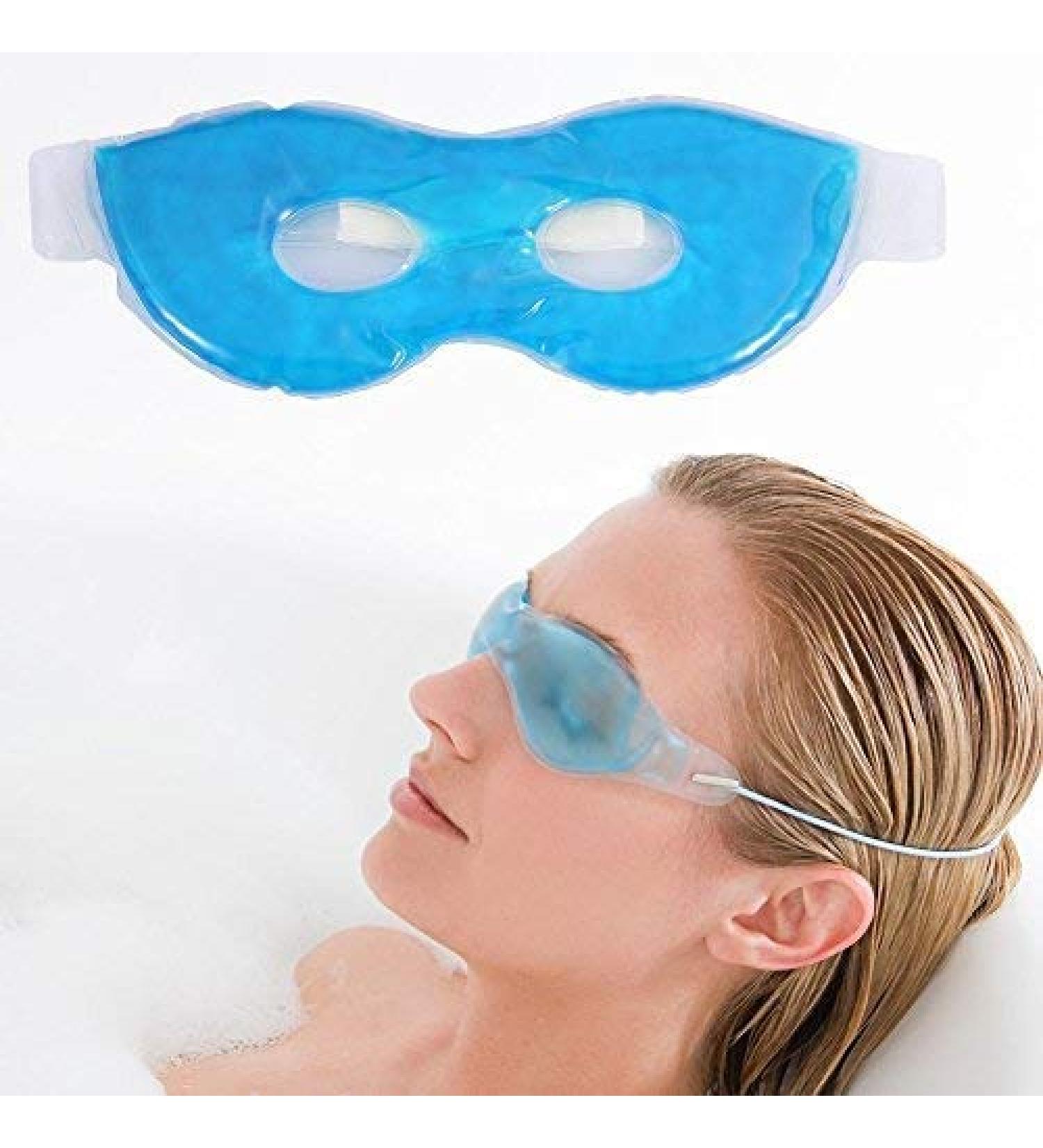 Cooling Eye Mask - Reusable Gel Mask for Relaxation & Eye Relief | International Shipping Available - Buy Online on GoSupps.com