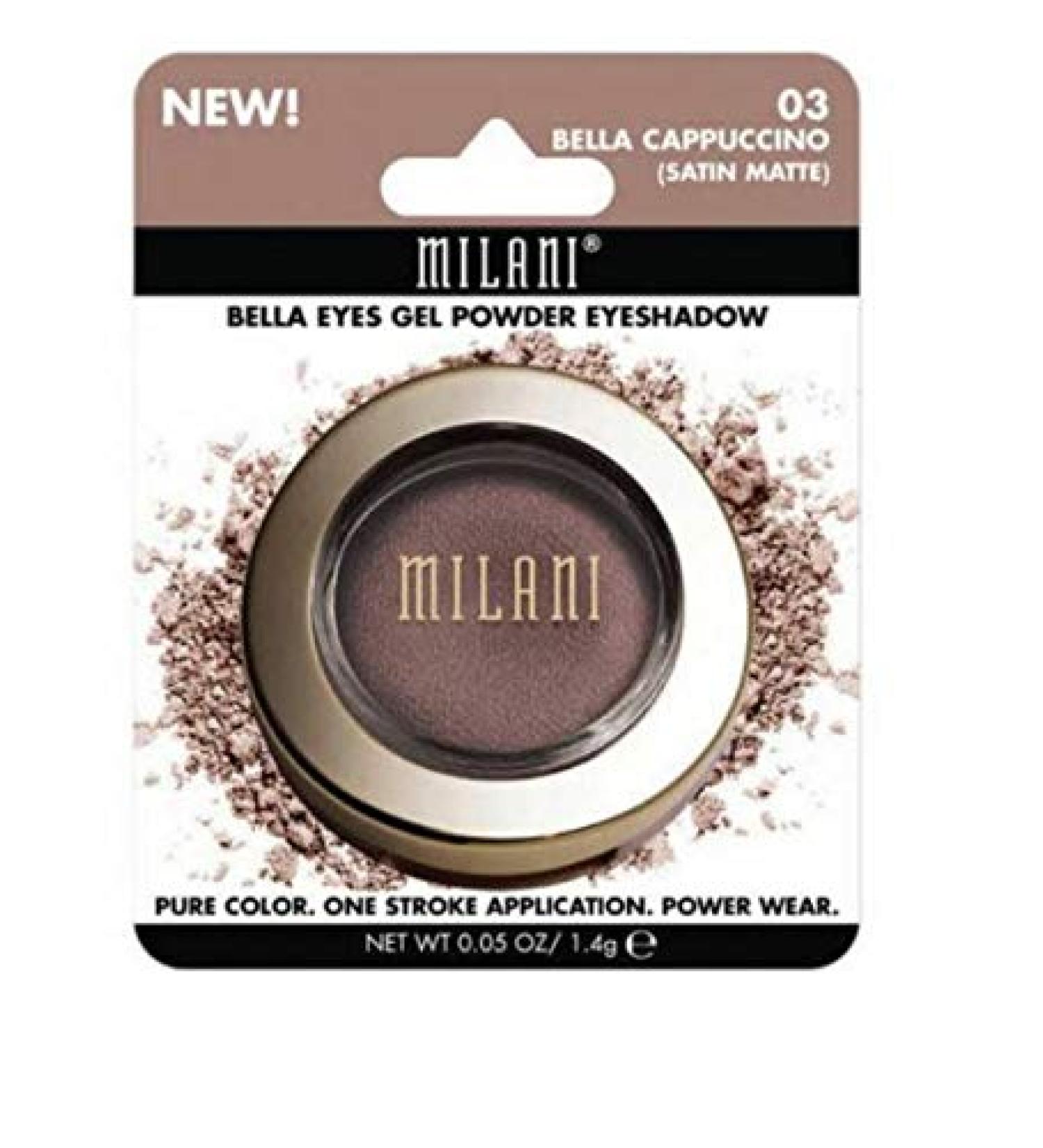 Milani Bella Eyes Gel Powder Eyeshadow  Bella Sand  0.05 Ounce