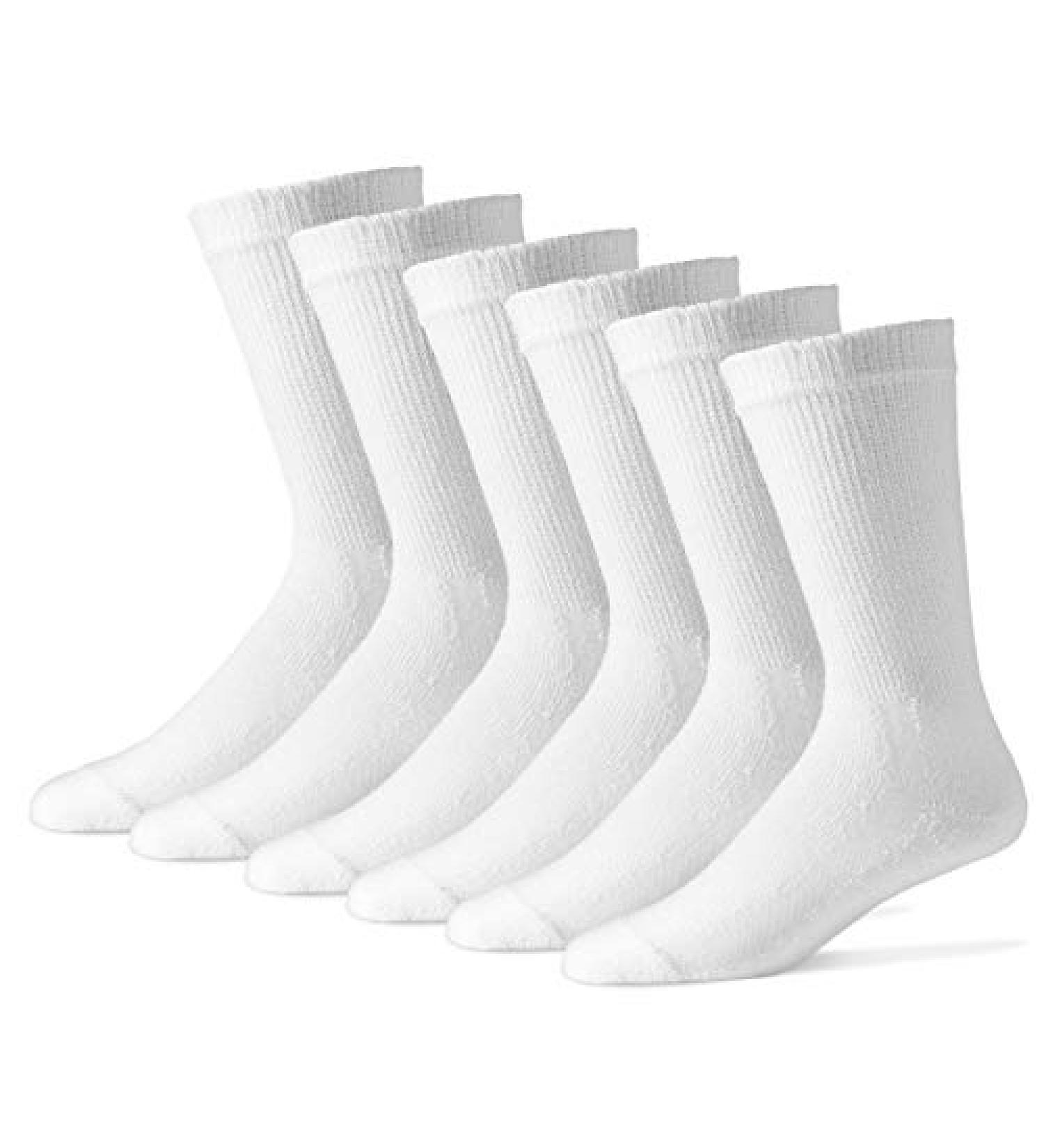 Physicians' Choice Diabetic Men's Crew Socks 12-Pack 10-13 White - Diabetes Socks for Men - Buy Online on GoSupps.com
