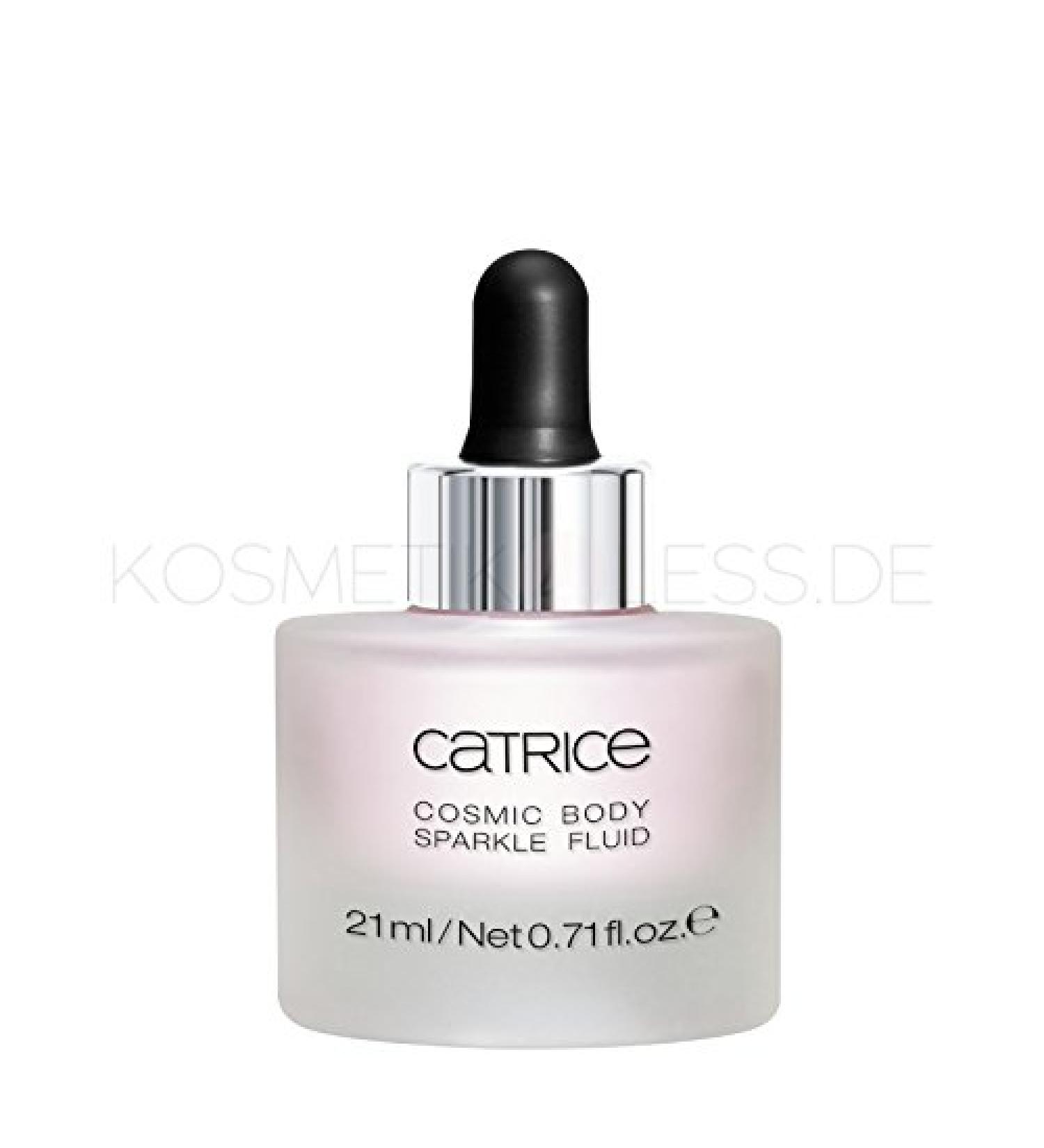 Catrice Cosmetics Dazzle Bomb Cosmic Body Sparkle Fluid 20 ml Highlighter Liquid for Body and Face.
