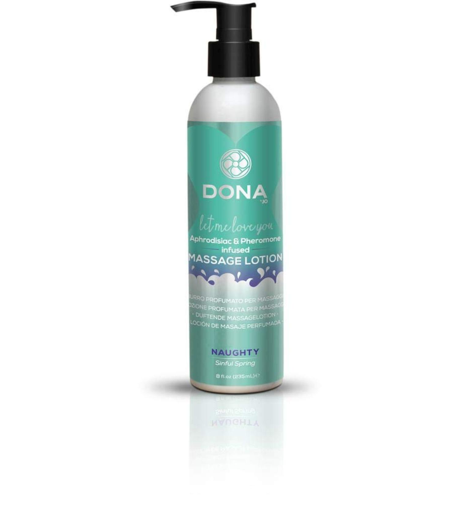 Dona Massage Lotion Naughty Aroma 240ml - Enhance Intimacy with Exotic Fragrance | Buy Now - Buy Online on GoSupps.com