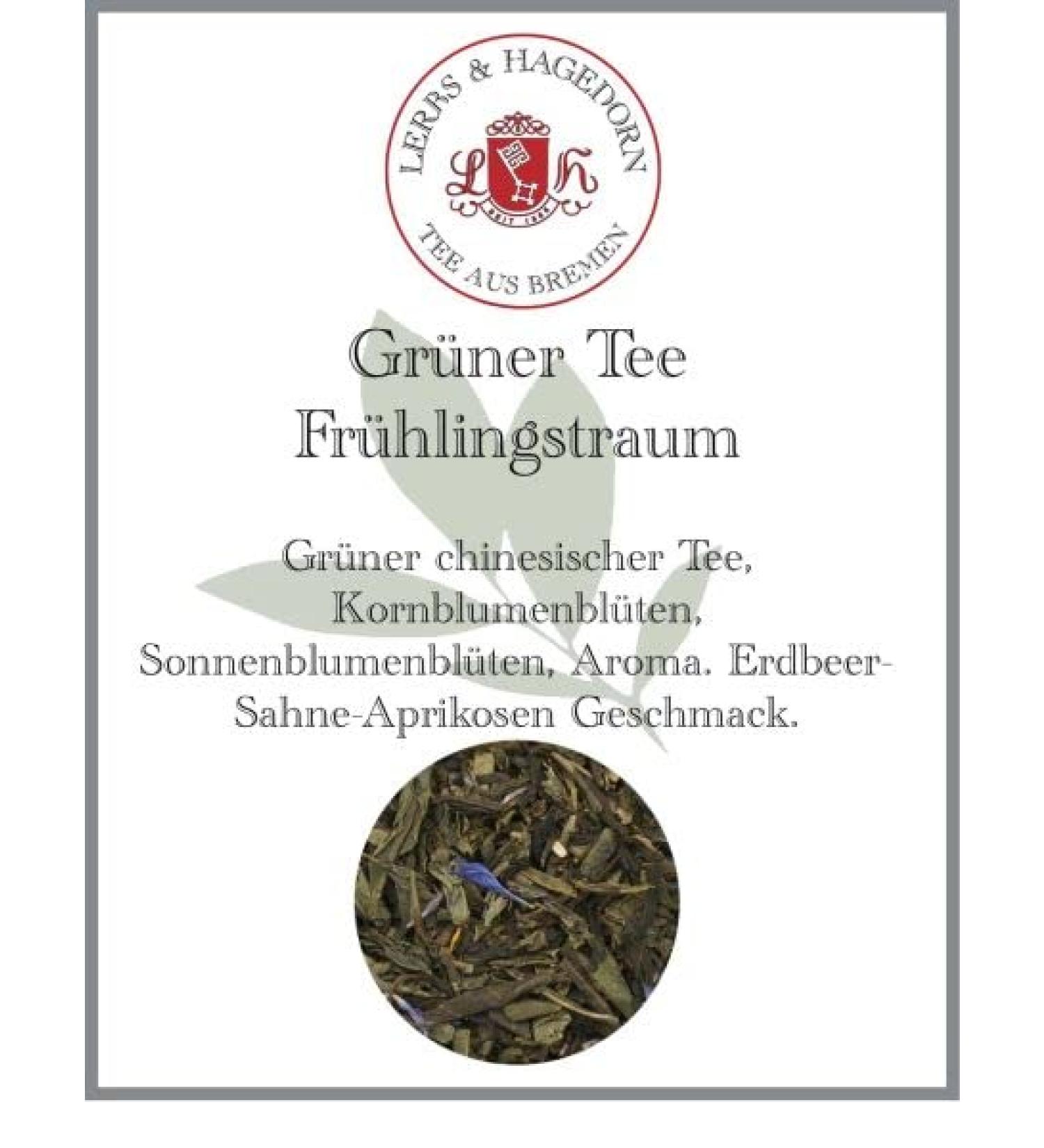  Lerbs & Hagedorn Spring green tea 1 kg - Buy Online on GoSupps.com
