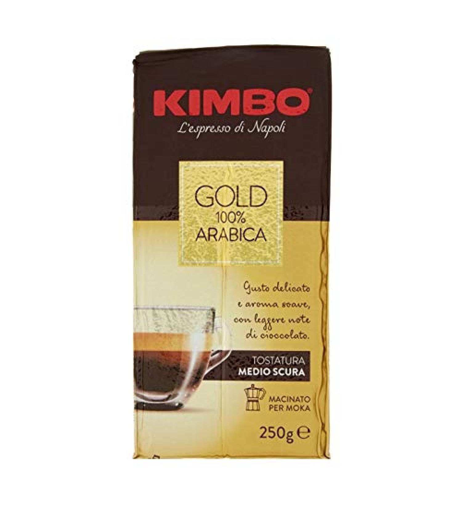 Kimbo Kimbo Golden Coffee 100% Arabica 250g - Pack of 20