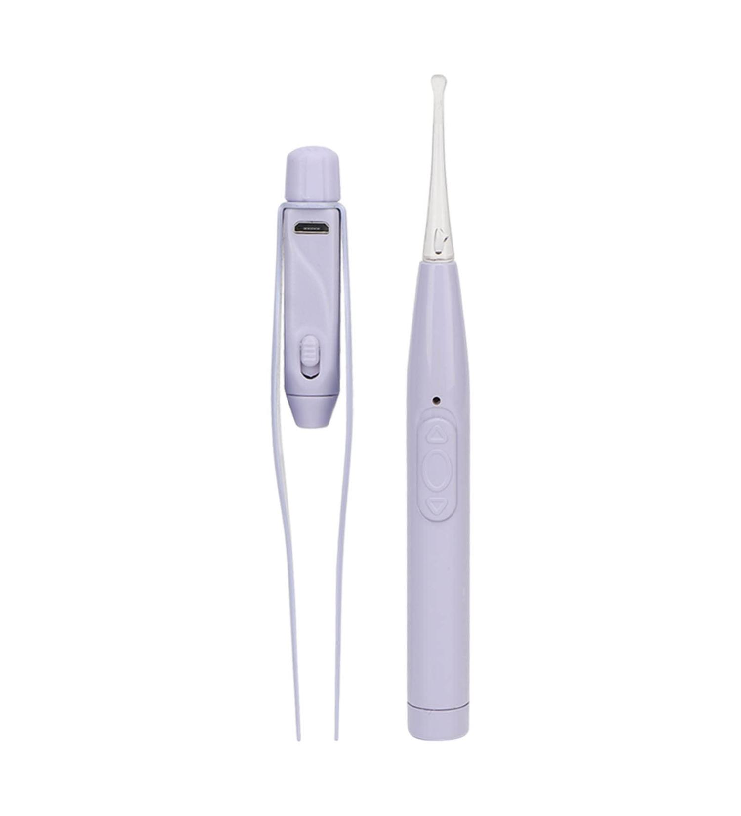 Baby Ear Wax Cleaner with LED Lighting - Visual Ear Wax Removal Tool for Kids | Soft Spoon and Tweezers Set for Ear Care - Buy Online on GoSupps.com