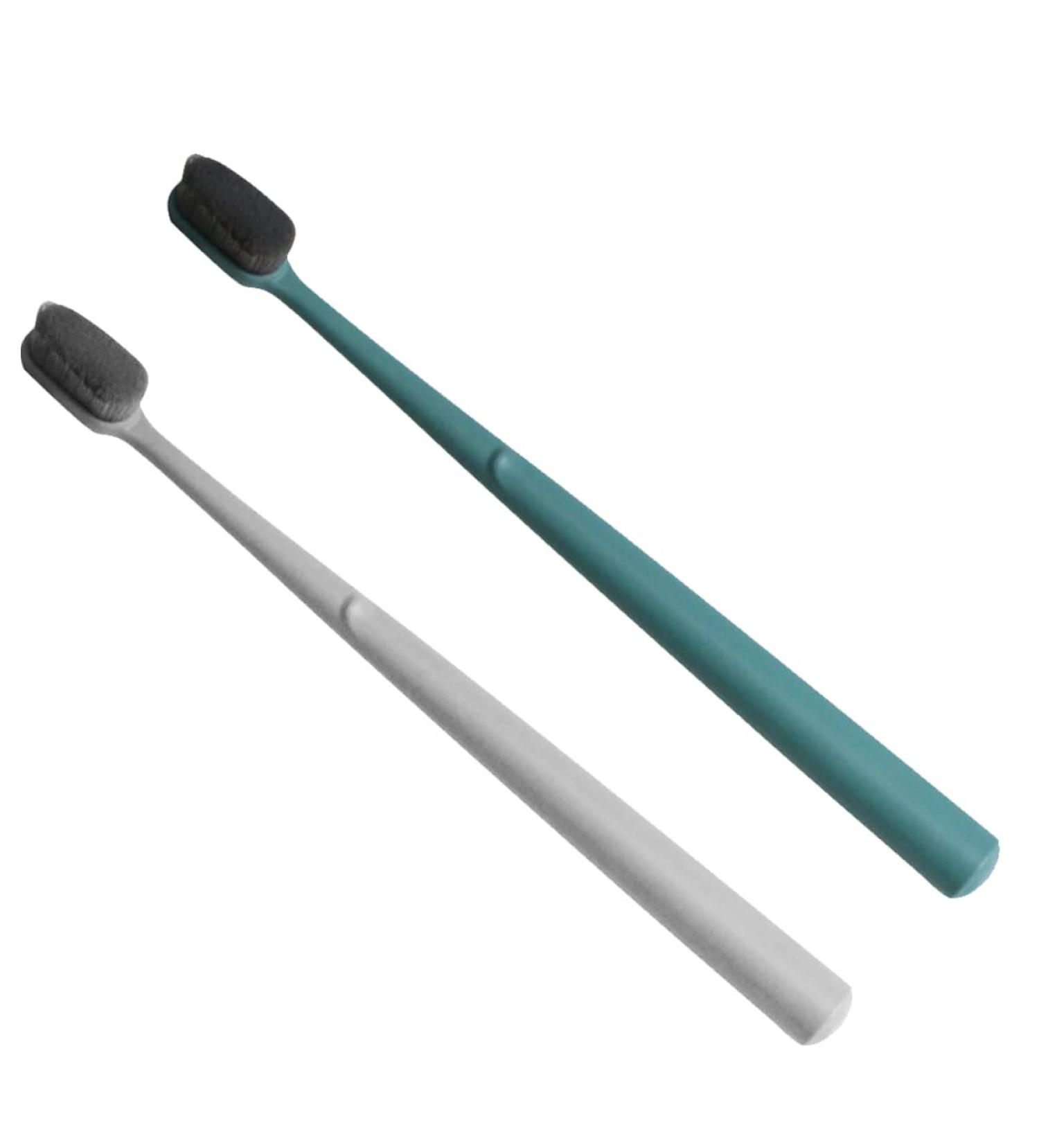 HOMSFOU 2pcs Japanese Style Toothbrush Gift Set - Premium Quality & Unique Design - Perfect as a Present - Buy Online on GoSupps.com