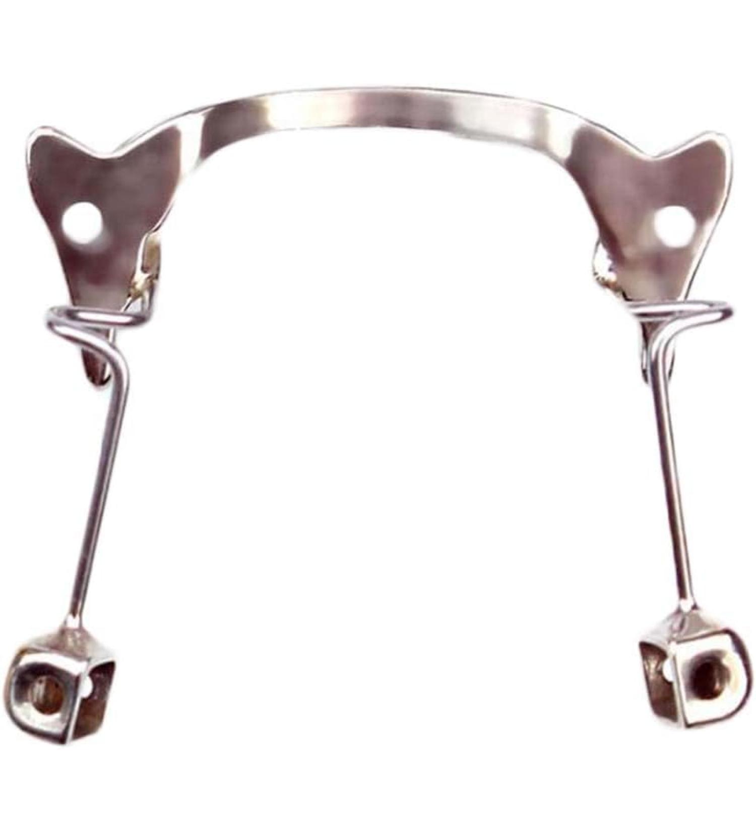 Wekiva Metal Replacement Nose Cushion Holder for Vintage Glasses - Oxenhorn Form Silver Nose Bridge & Glasses Repair Set - Buy Online on GoSupps.com
