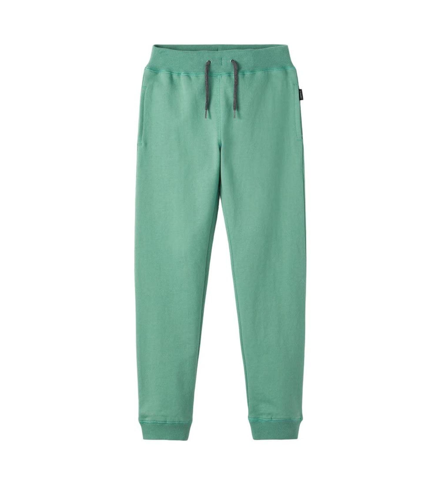 NAME IT Kids Cotton Sweatpants in Frosty Spruce - Size 146 - Buy Online on GoSupps.com