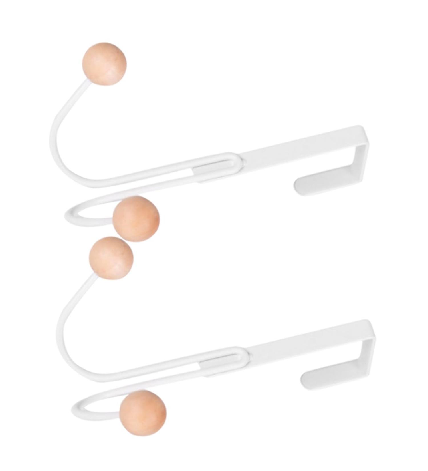 Alipis 2pcs Creative Wooden Goal Hook Coat Hangers Hooks Clothes Rack Over The Door Hook Nail Hat Hook - Buy Online on GoSupps.com