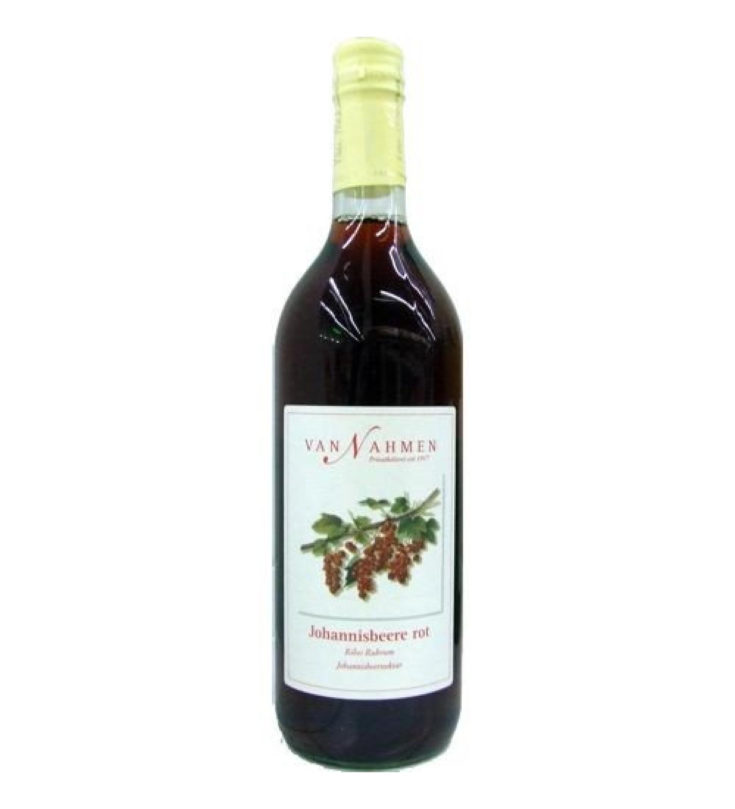 Van Nahmen Red Blackcurrant Nectar (0.75 Litre Glass Bottle)