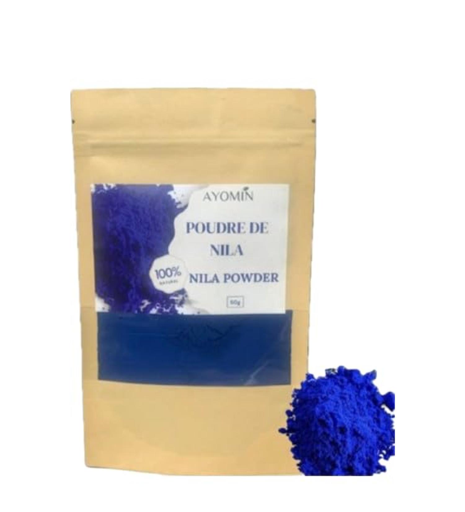 AYOMIN ORIGINAL BLUE NILA POWDER - MOROCCO - Hair care - Face care - Lightening - 50g