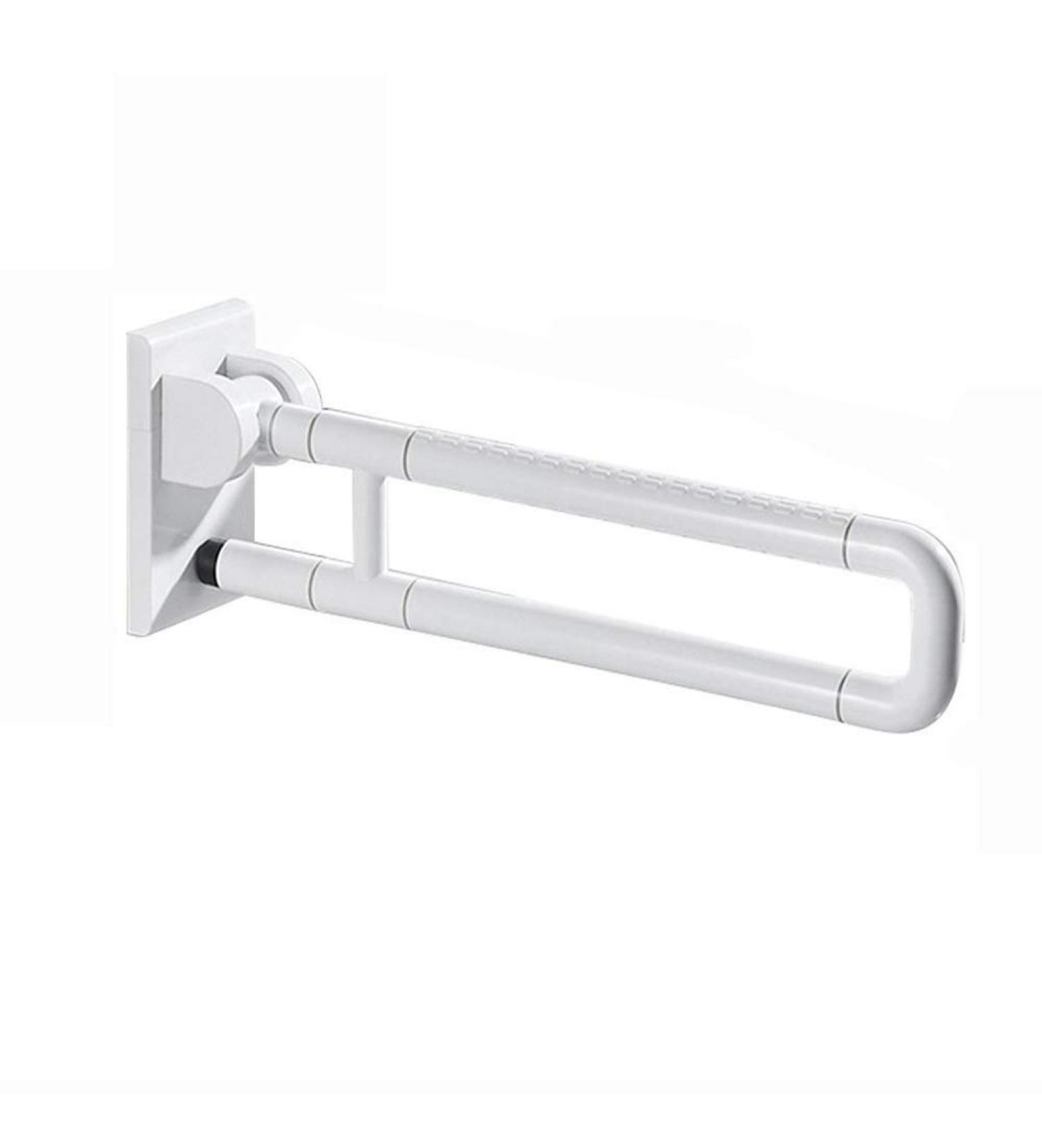 Folding Safety Handrails Flip-Up Toilet Grab Bar White Stainless Steel Folding Anti-Slip Handrail Toilet Grab Bar Security erly Support - Buy Online on GoSupps.com