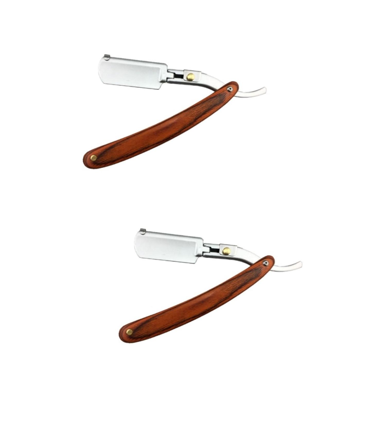 Magiclulu Sustainable 2nd Hand Razor - Eco-Friendly Metal Razor for Men | Manual Straight Blade Beard Grooming - Buy Online on GoSupps.com