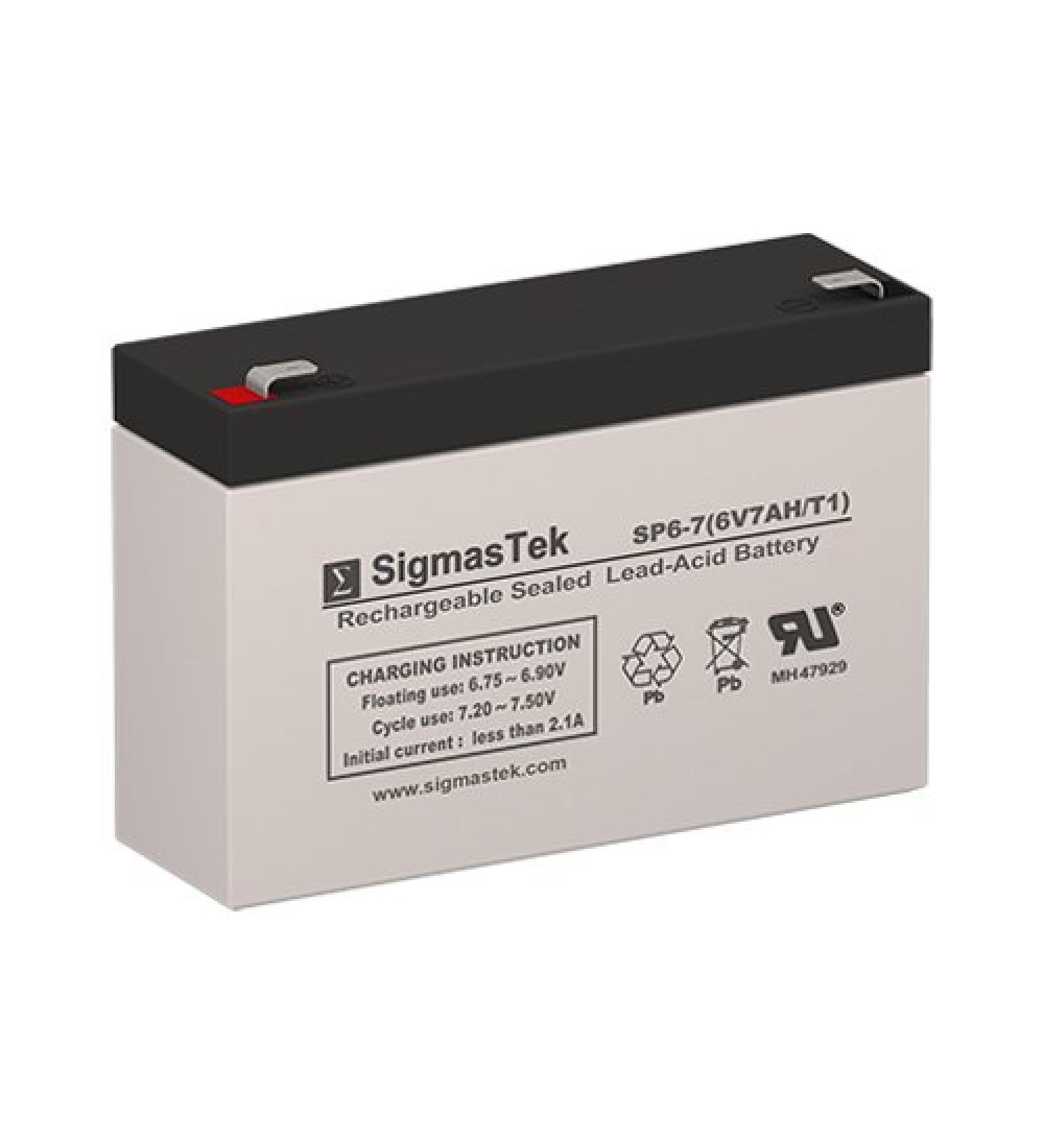 Lithonia ELB0607 Replacement Battery