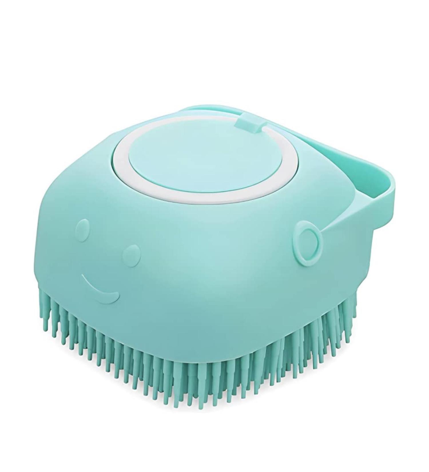 Lx2 2Pack Silicone Massage Bath Brush For Pets - Gentle Grooming and Cleaning - Buy Online on GoSupps.com