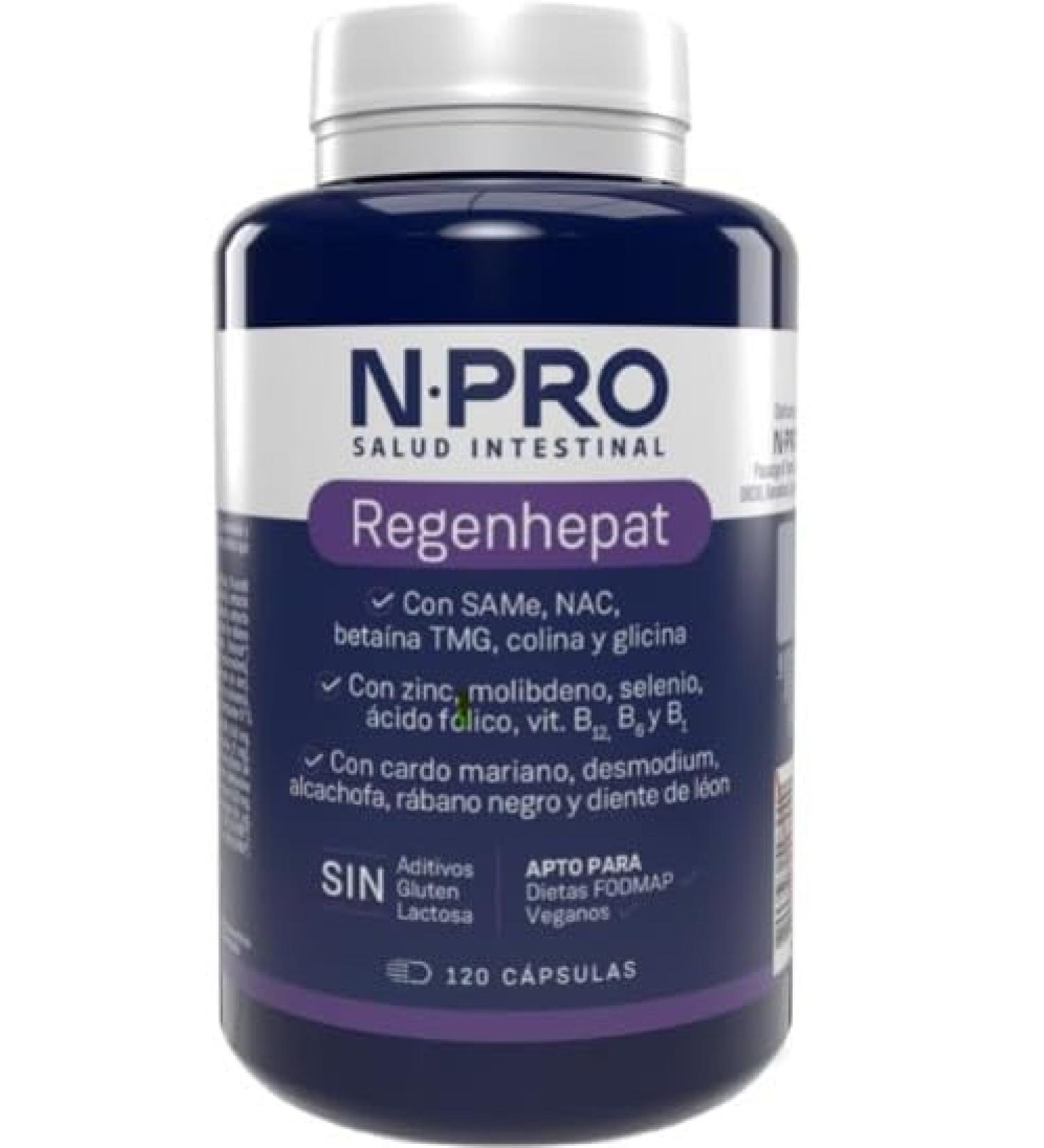 NPRO REGENintest 120 capsules can be used regularly according to individual needs special product for daily use weight 167 g