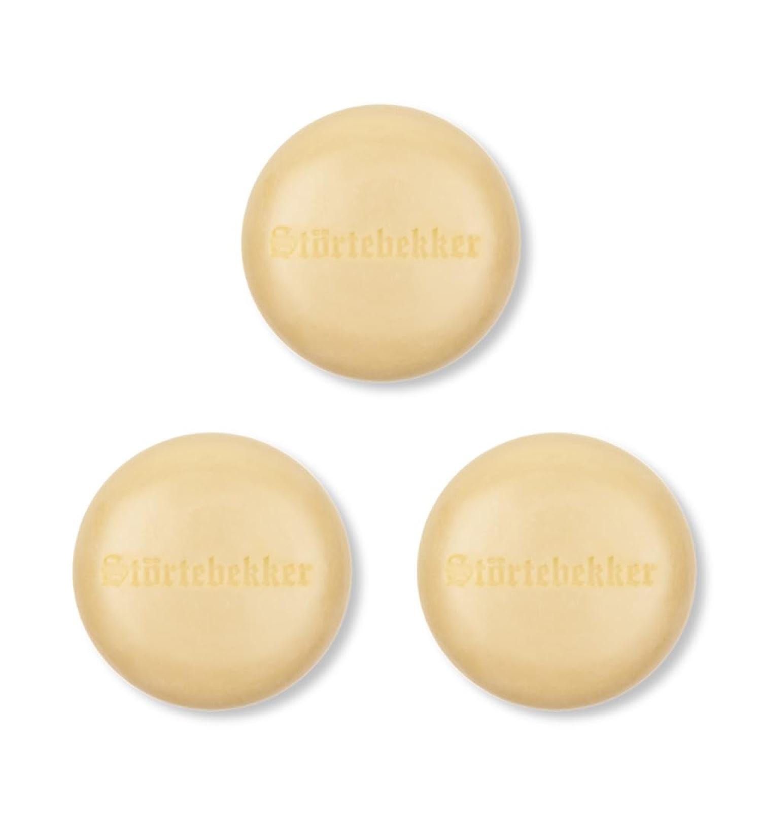 St rtebekker Premium Sandalwood Hand Soap | Solid Men's Soap with Sea Buckthorn and Rosemary | Warm Sandalwood Scent | Vegan and Free Core Soap - Buy Online on GoSupps.com