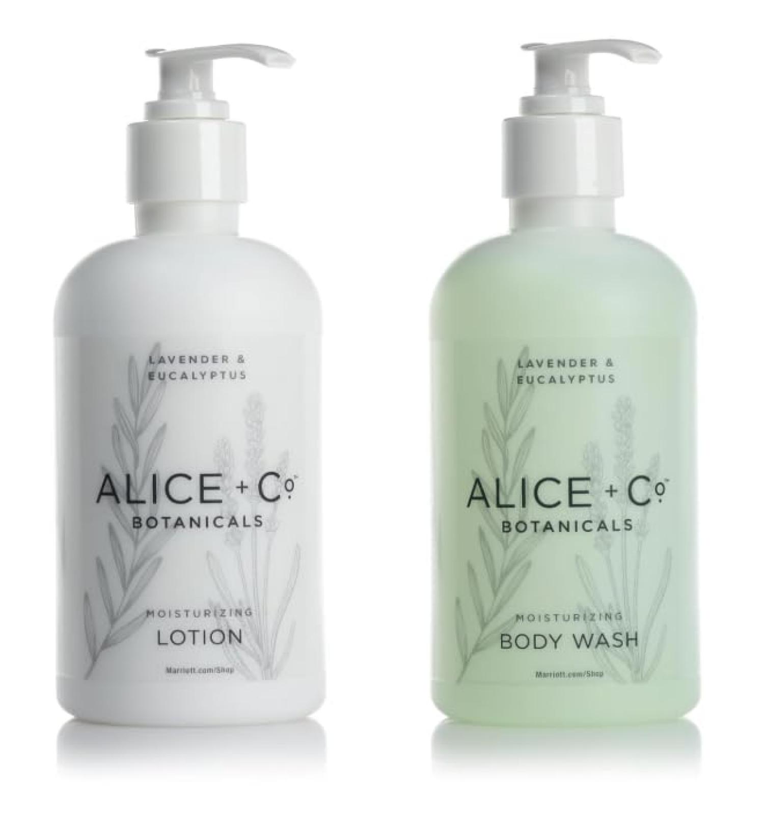 Alice + Co. Skin Care Bundle - Body Wash & Body Lotion - Lavender & Eucalyptus - 1 of Each - Buy Online on GoSupps.com