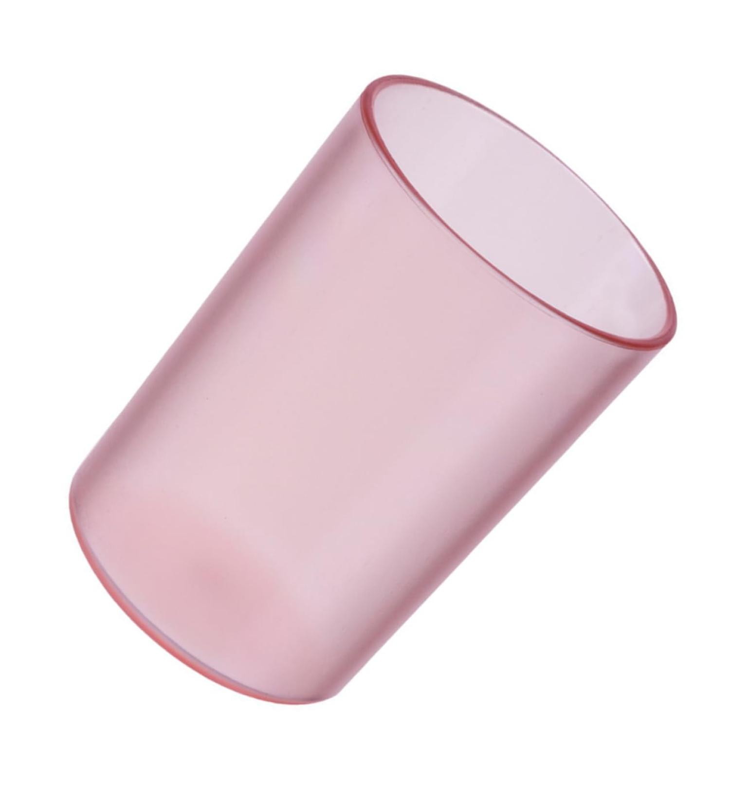 Buy Cabilock Pink Bathroom Toothbrush Cup - 7.5X10 cm Water Mug | International Shipping Available - Buy Online on GoSupps.com