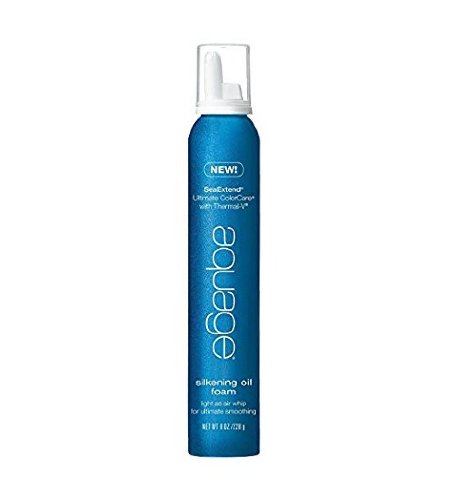 AQUAGE Seaextend Silkening Oil Foam, 8 Oz