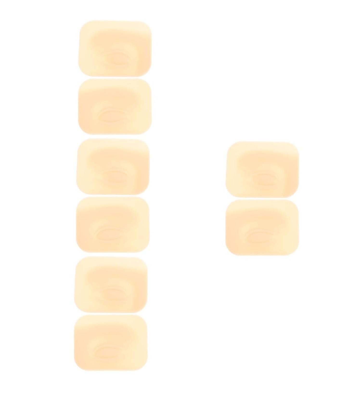 Beavorty 8 Pairs Makeup Practice Skin Makeup Training Accessories Fake Practical Skin Eye Shadow Make up 3d - Buy Online on GoSupps.com