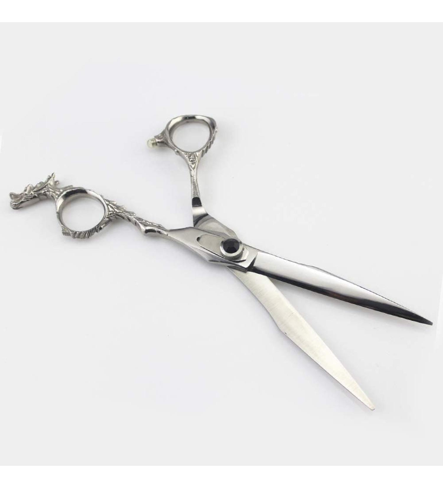 Hot Hair Scissors For Hair Salon Hairdressing Scissors Barber Kit Professional Hair Cutting Shears(Color:Brightlight)