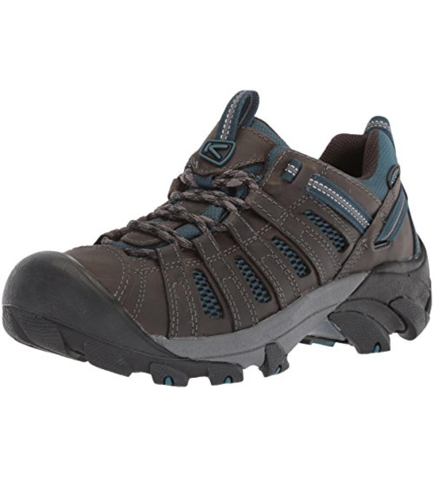KEEN Men's Voyageur Low Hiking Shoes 9.5 - Alcatraz/Legion Blue - Buy Online on GoSupps.com