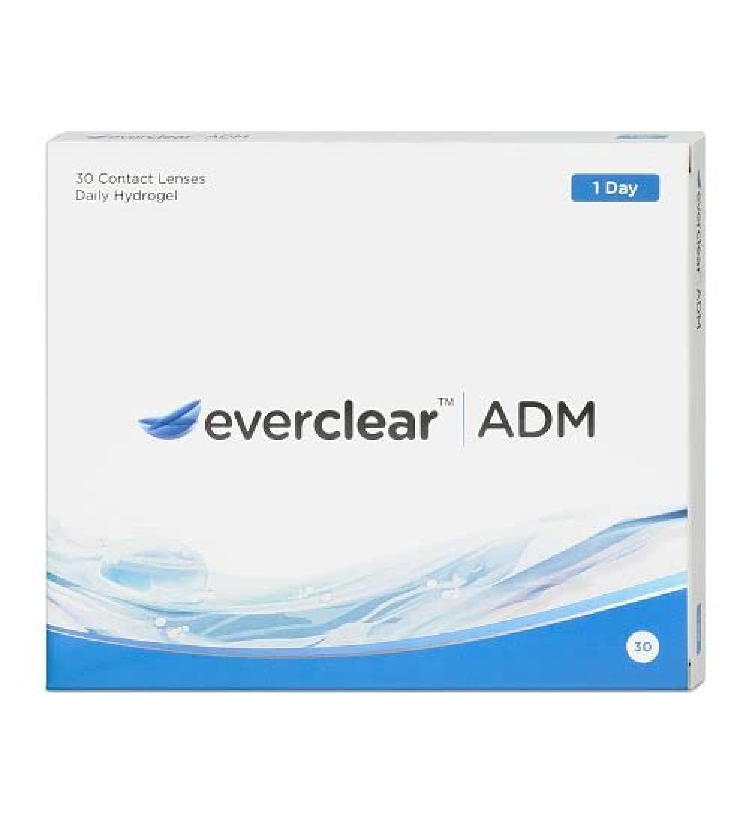 Buy Everclear ADM Daily Soft Lenses - 30 Pieces | BC 8.6 | DIA 14.2 | -7.50 Diopters - International Shipping Available - Buy Online on GoSupps.com