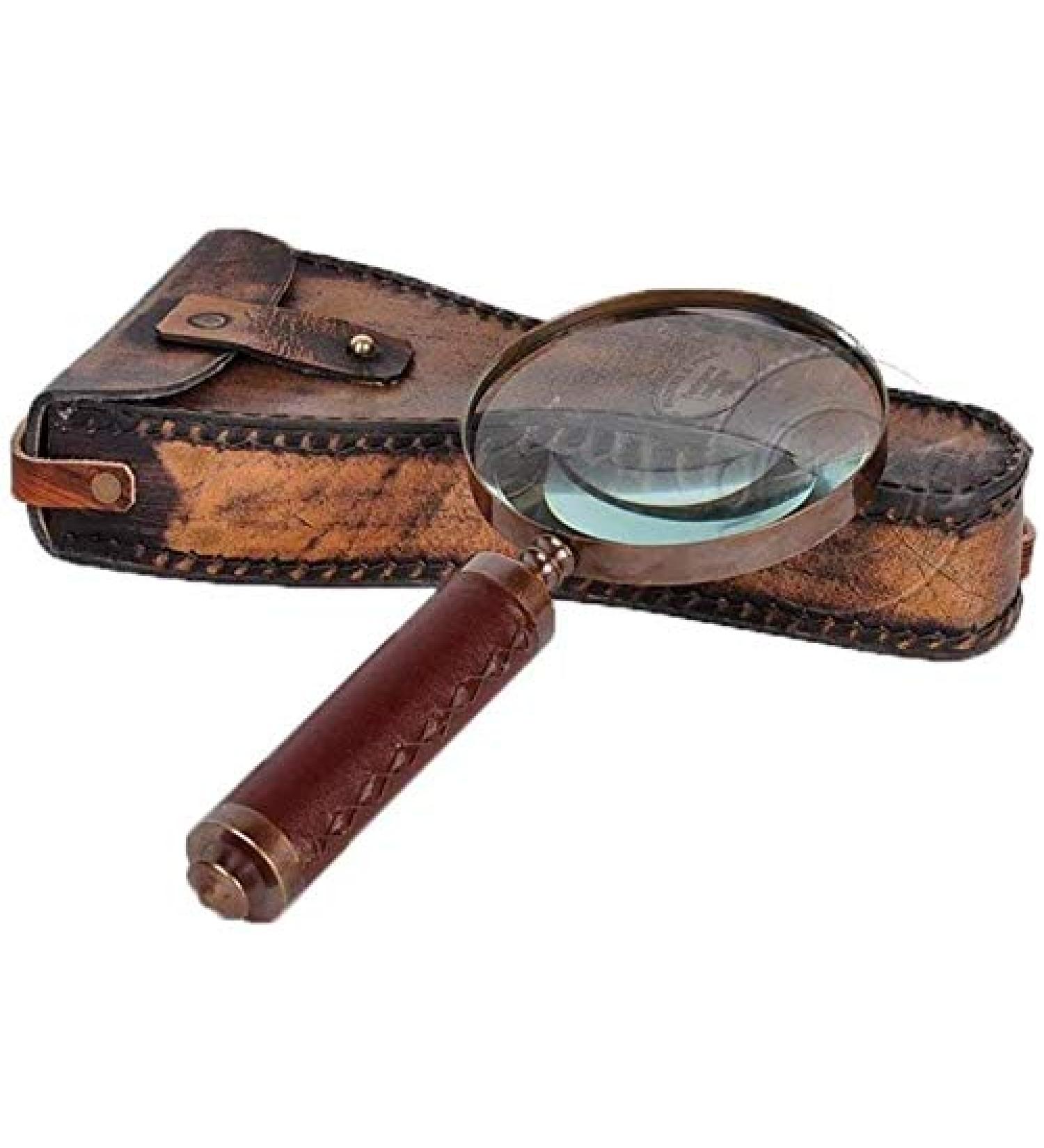 Magnifying Glasses Vision aids Glass Handheld Retro Magnifying Glass Premium Gift Box 10X Optical Old Man Reading Books Newspaper Maps Coins Jewelry Hobbies Craft Antiques Stationery Office Supplies 1 - Buy Online on GoSupps.com