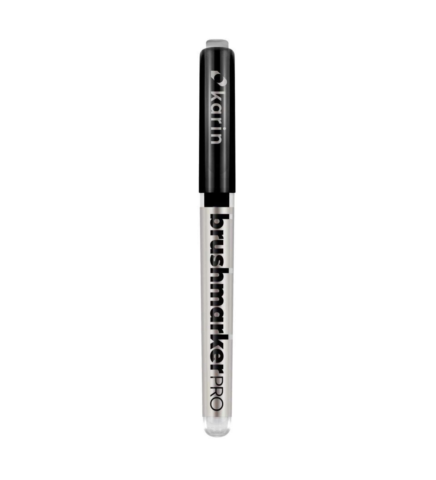 Karin Brushmarker PRO - Water-Based - Brush Tip - Black (030) - Buy Online on GoSupps.com