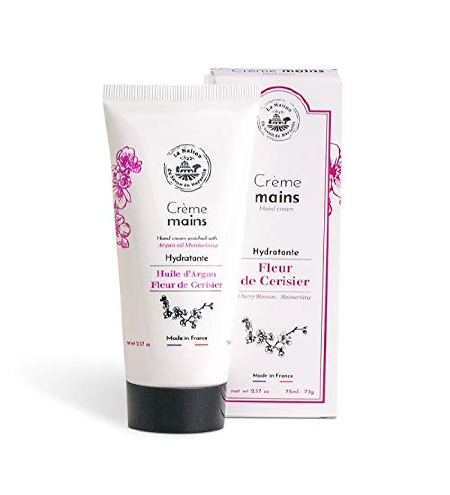 La Maison du Savon de Marseille - Hand cream with cherry blossom (Fleur de Cerisier) 75 ml